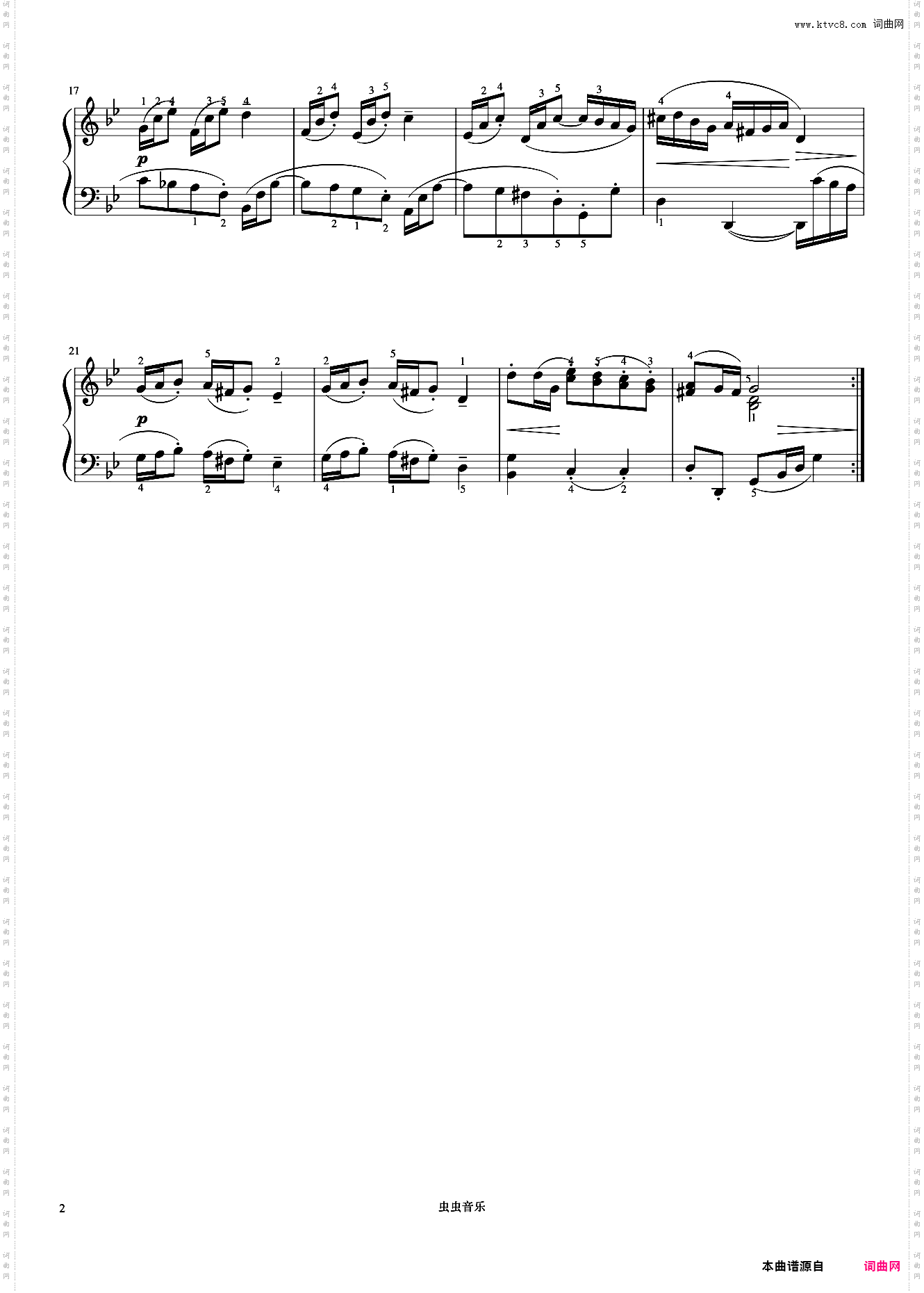 第17首 波罗涅兹舞曲《巴赫 初级钢琴曲集》