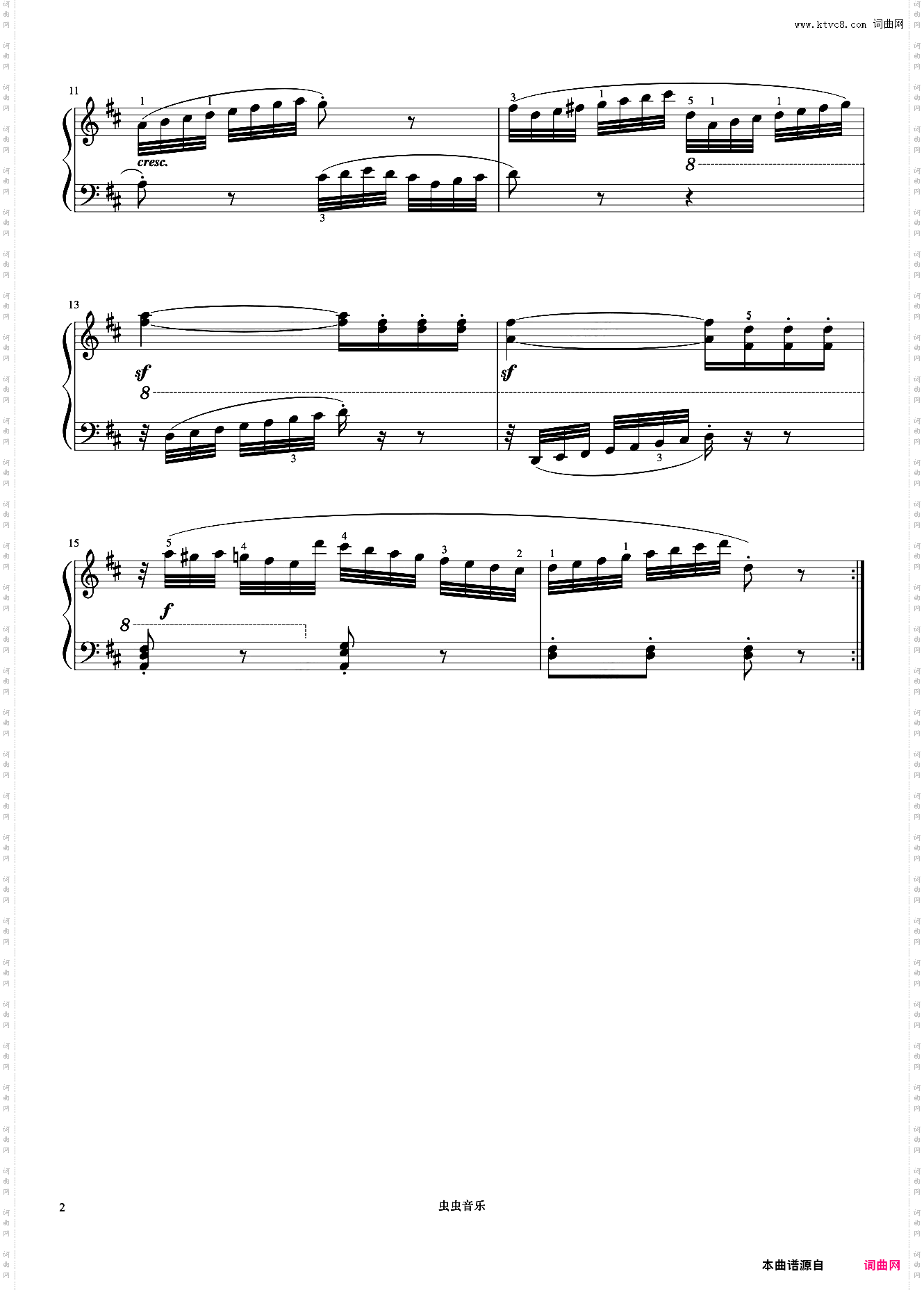 第69首《车尔尼钢琴初步教程 作品599》