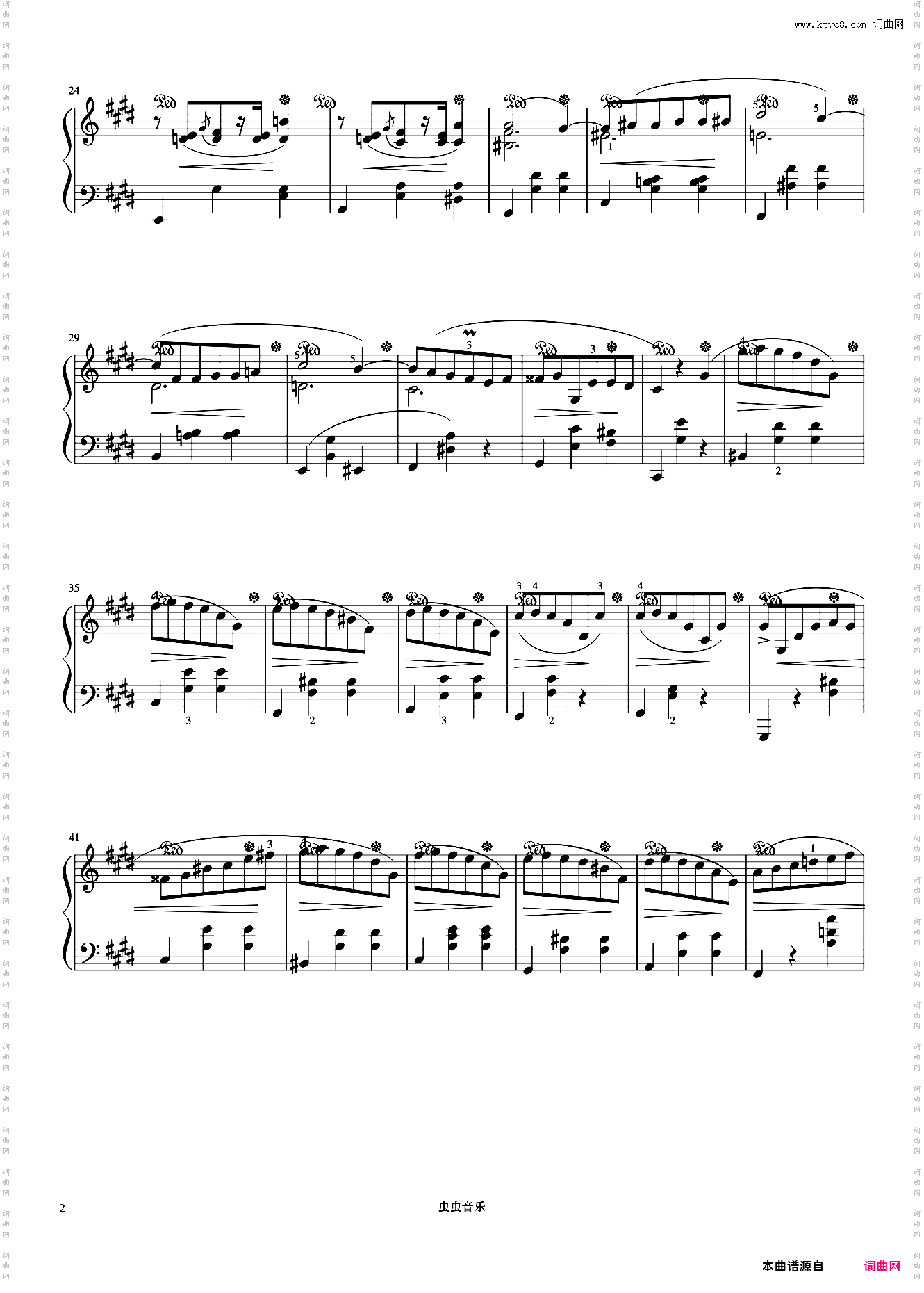 圆舞曲Op·64 No·7《肖邦圆舞曲集》