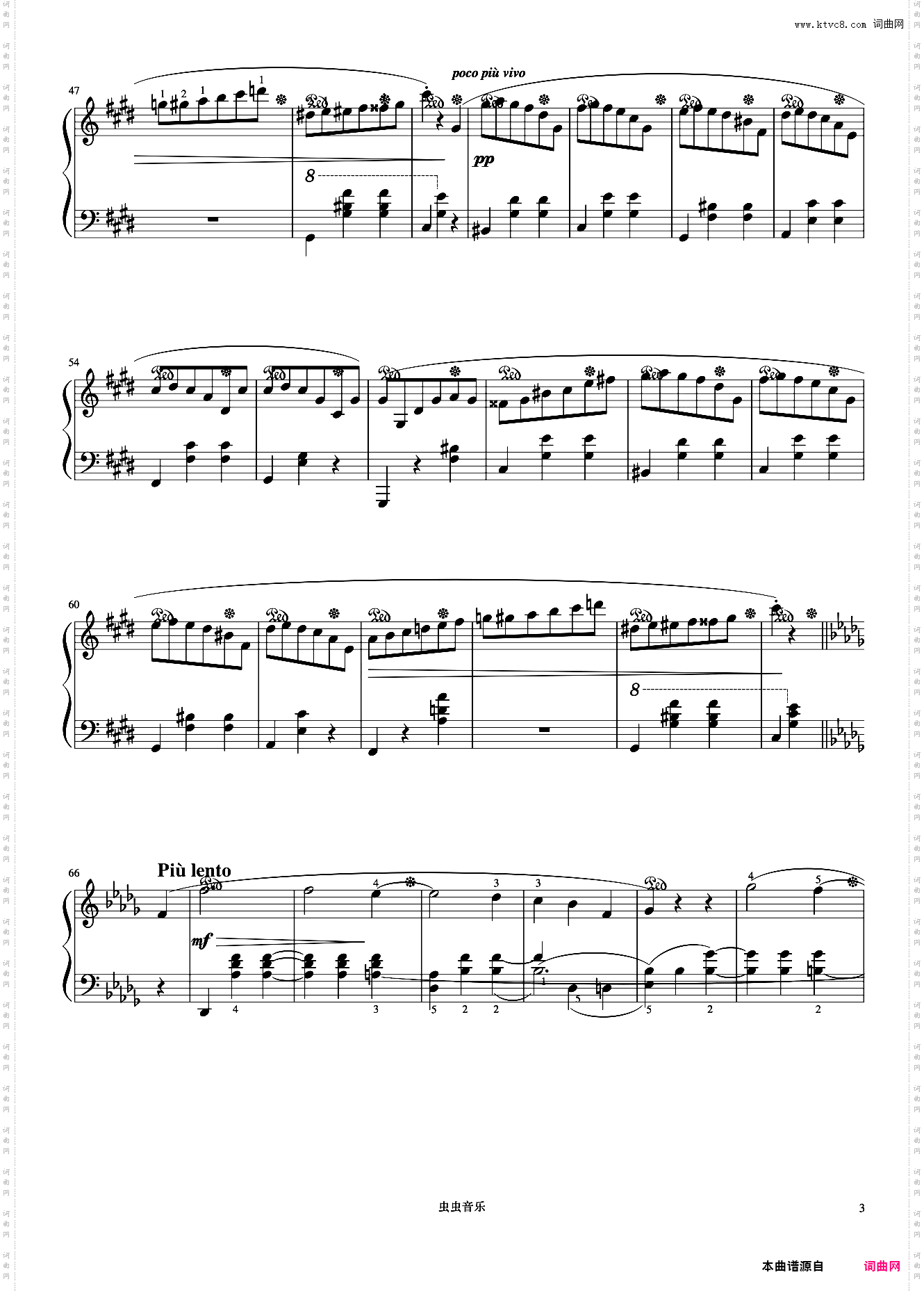 圆舞曲Op·64 No·7《肖邦圆舞曲集》