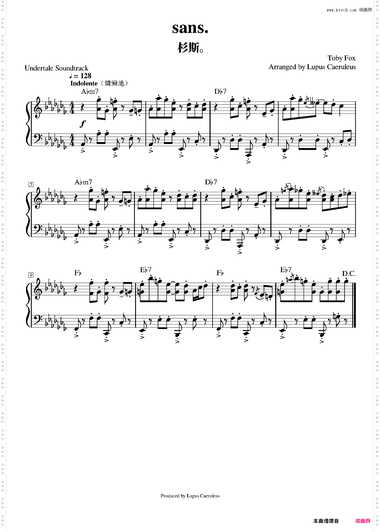 【Undertale】sans· - 杉斯。