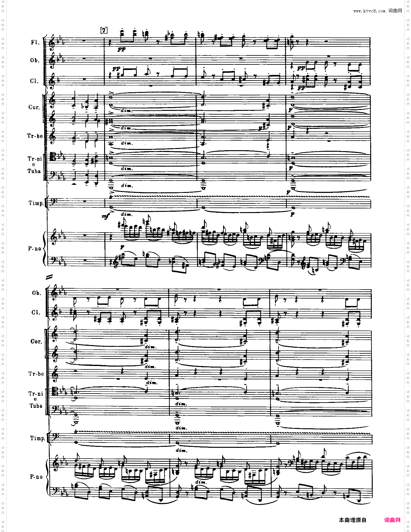Rachmaninoff_拉赫玛尼诺夫钢琴第二协奏曲总谱