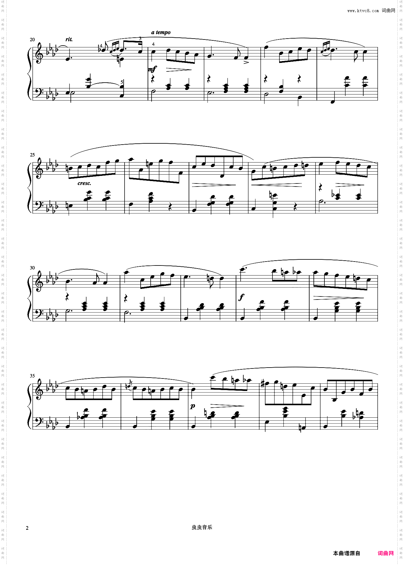 圆舞曲 Op·70 No·2 BIS《肖邦圆舞曲集》