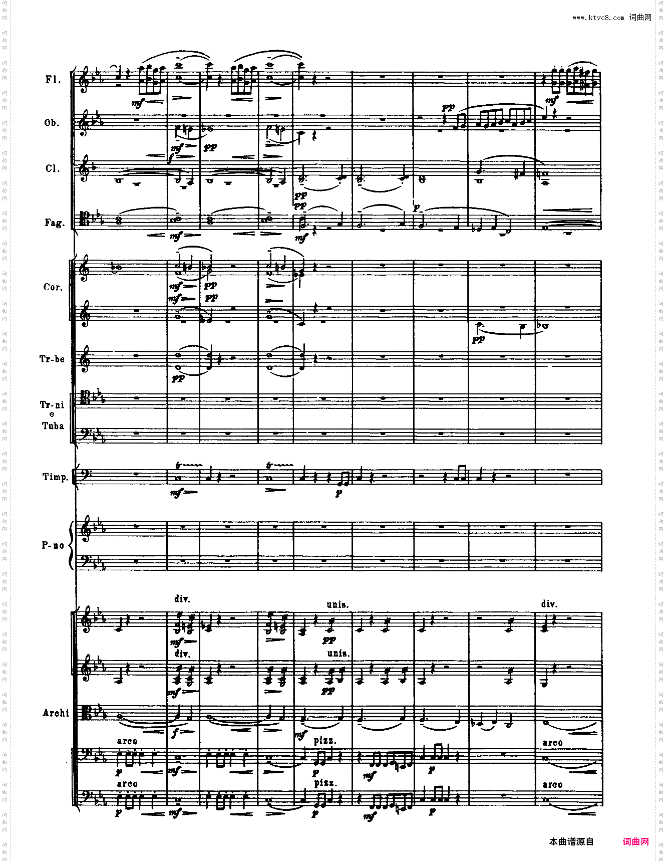 Rachmaninoff_拉赫玛尼诺夫钢琴第二协奏曲总谱