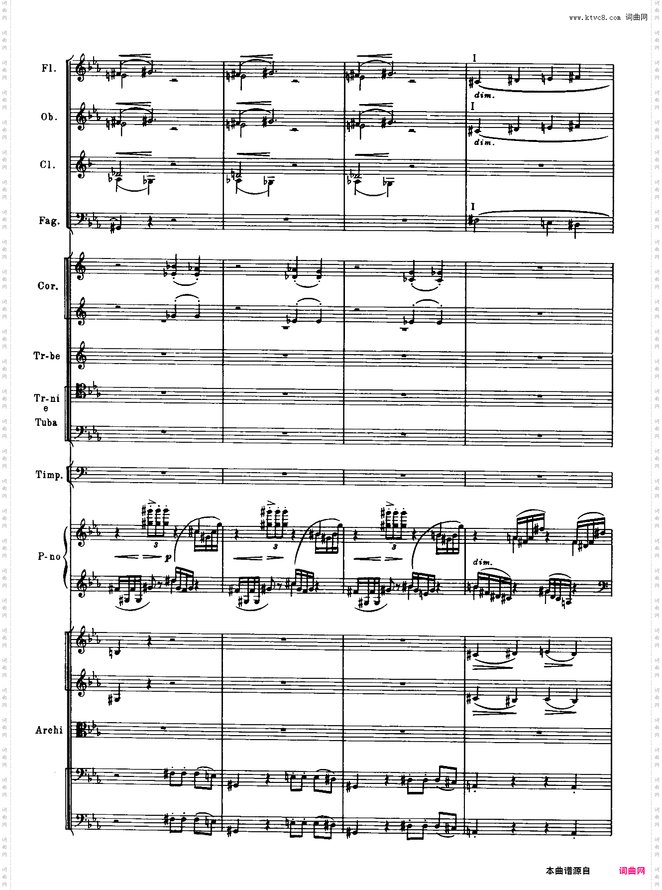 Rachmaninoff_拉赫玛尼诺夫钢琴第二协奏曲总谱