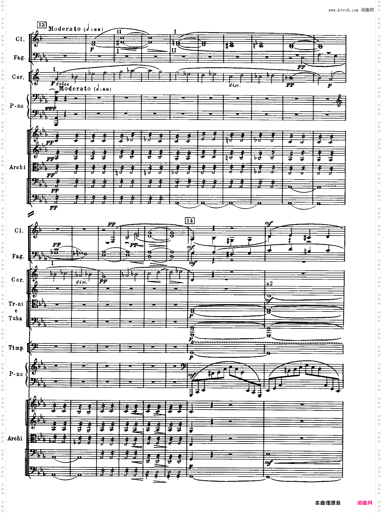 Rachmaninoff_拉赫玛尼诺夫钢琴第二协奏曲总谱