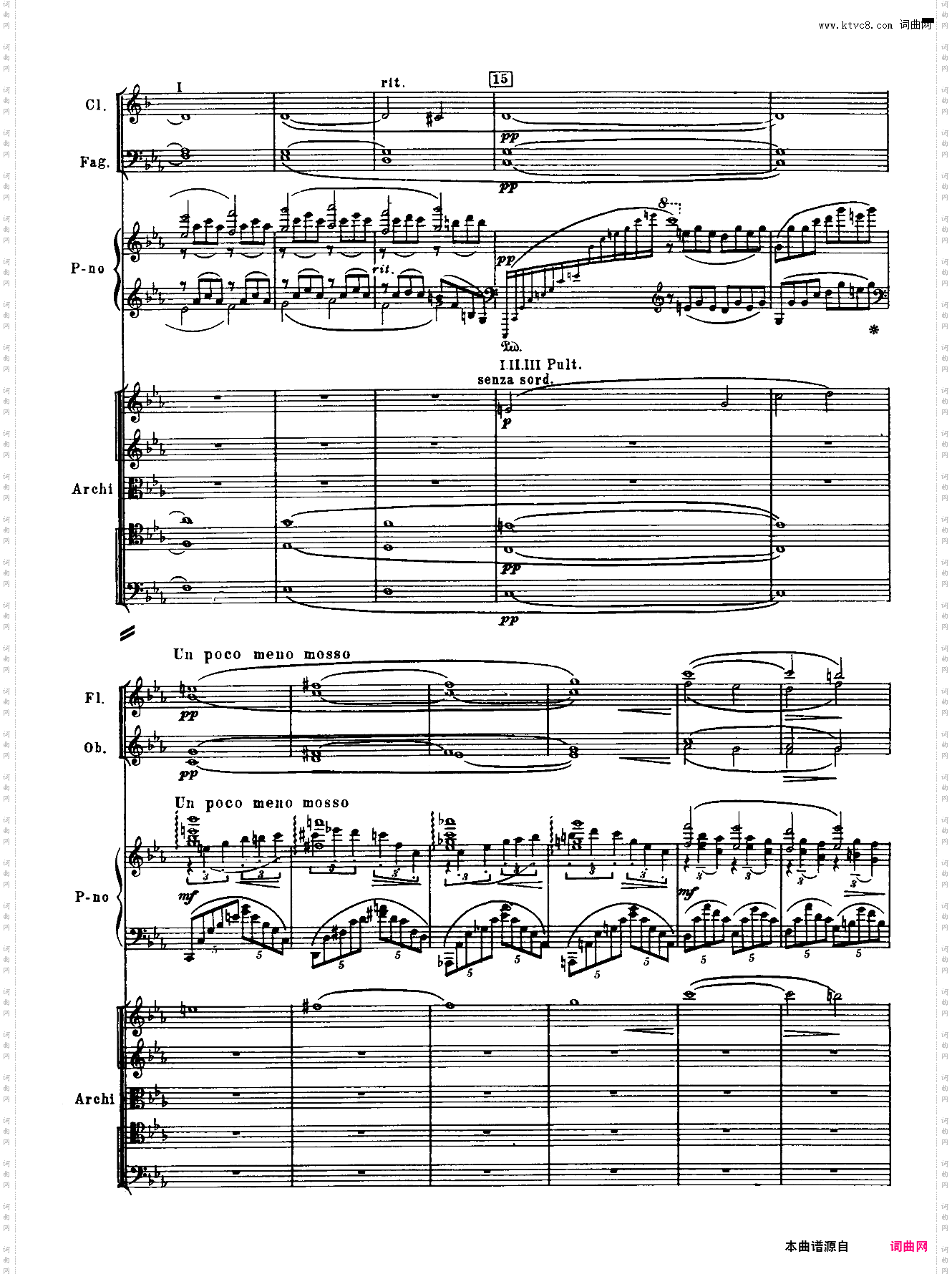 Rachmaninoff_拉赫玛尼诺夫钢琴第二协奏曲总谱