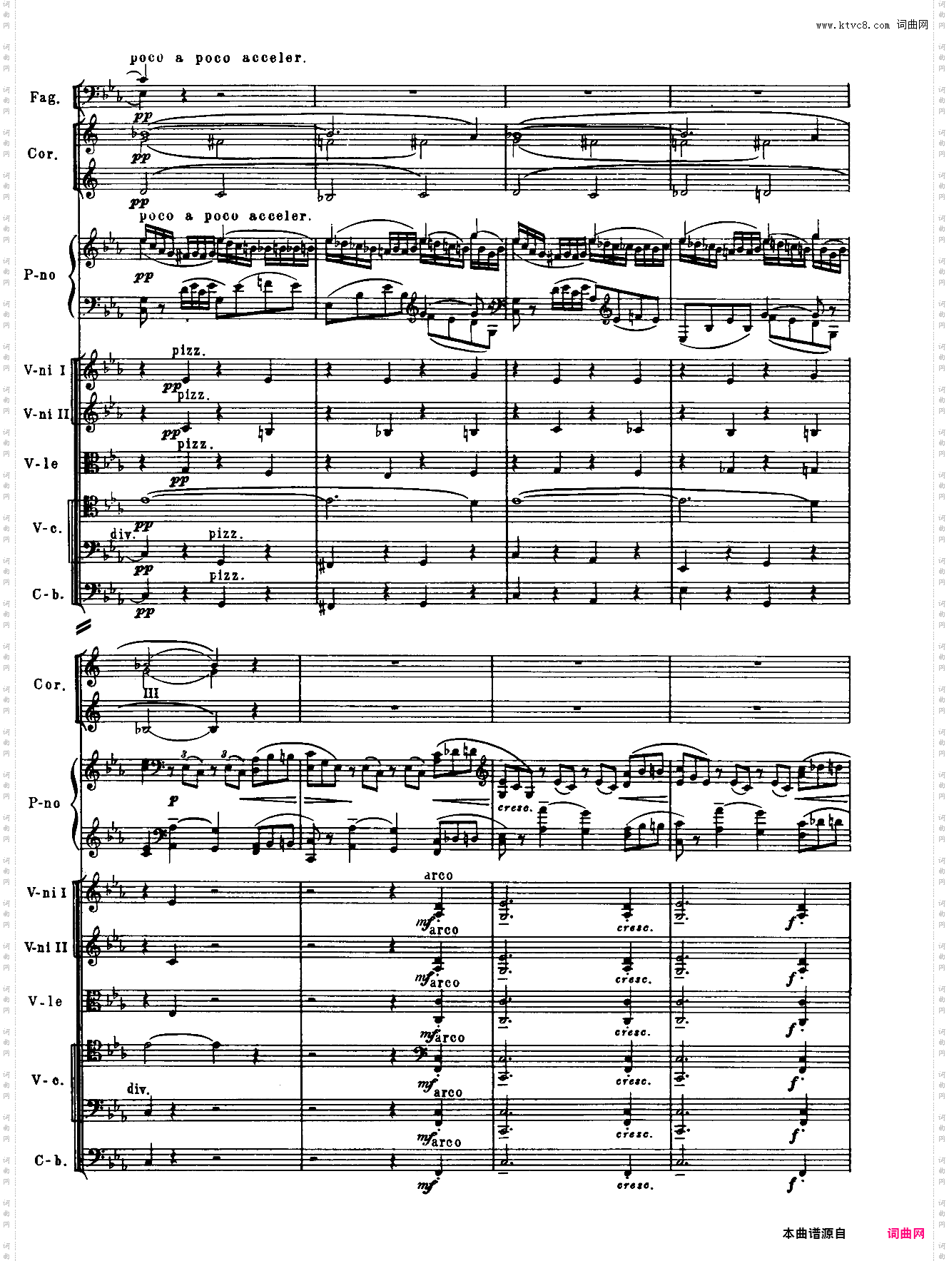 Rachmaninoff_拉赫玛尼诺夫钢琴第二协奏曲总谱
