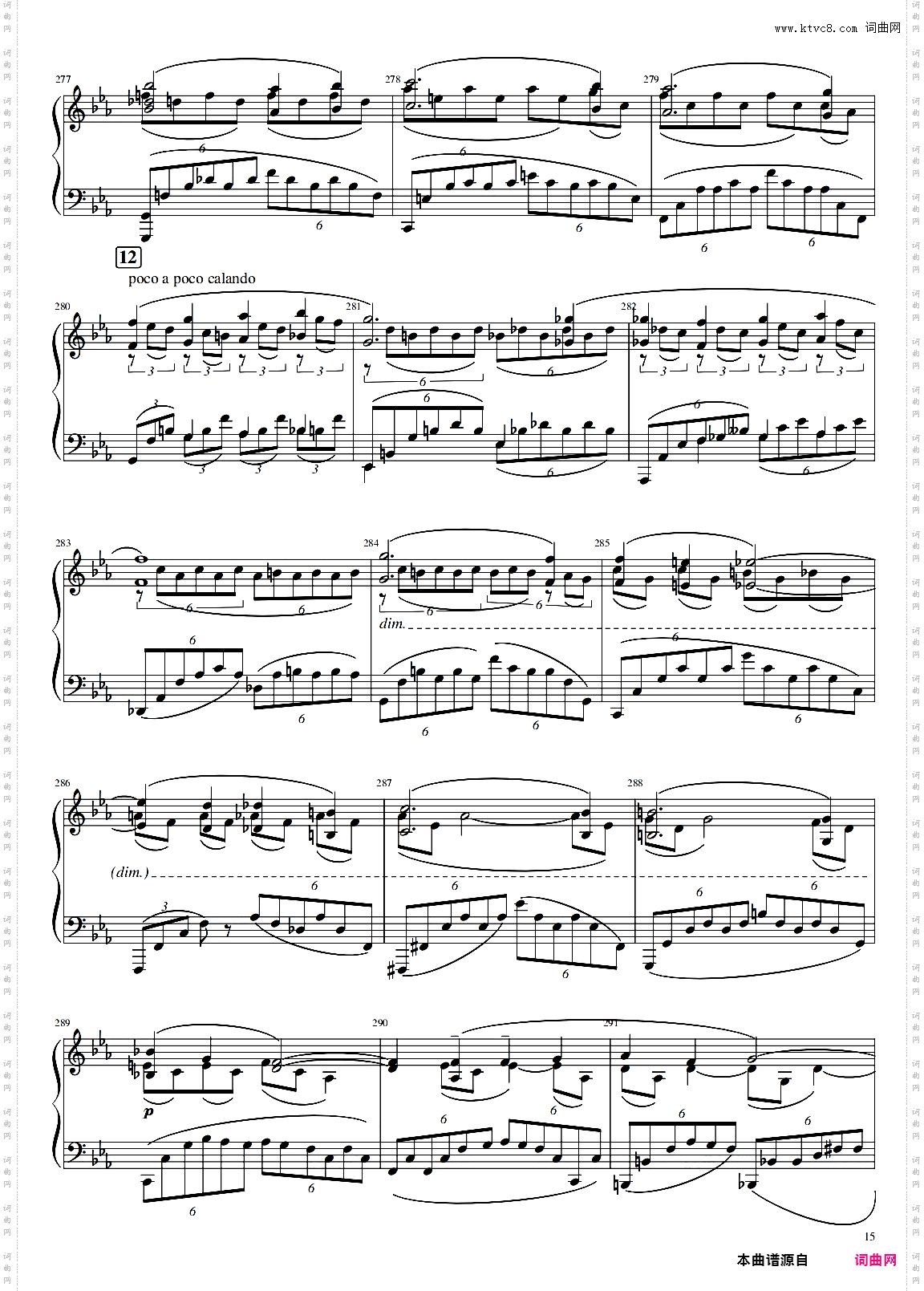 Rachmaninoff_拉赫玛尼诺夫钢琴第二协奏曲钢琴声部