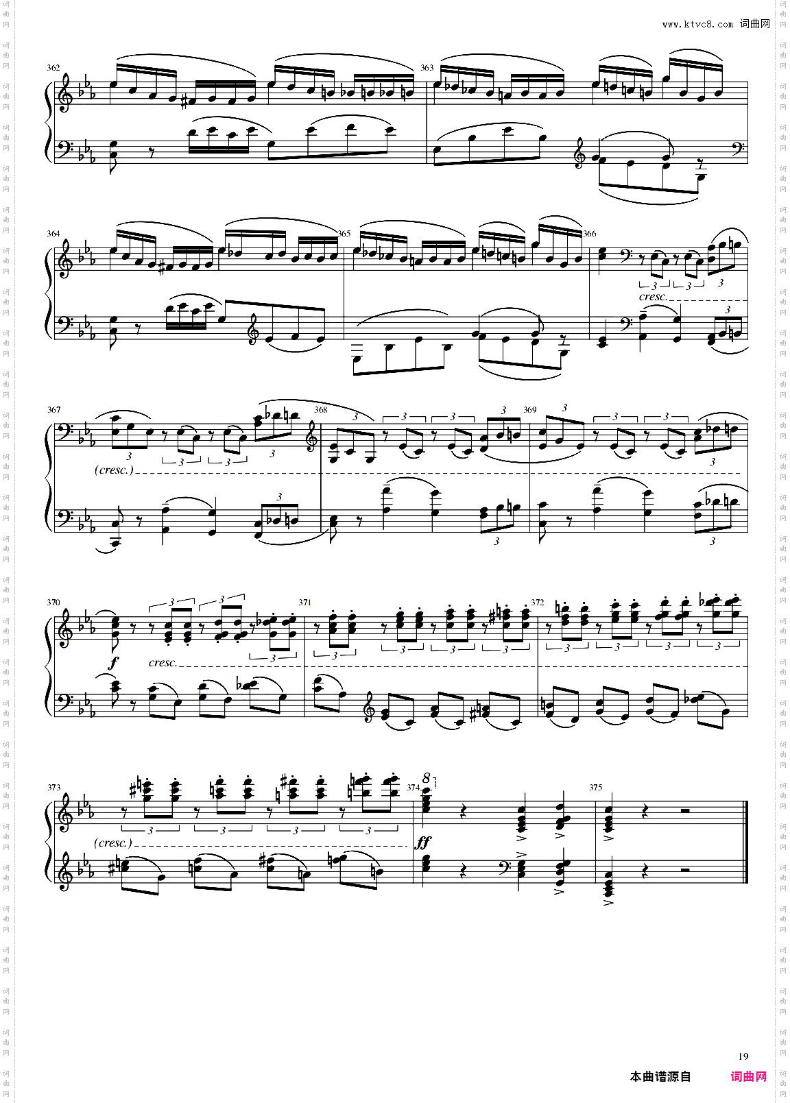 Rachmaninoff_拉赫玛尼诺夫钢琴第二协奏曲钢琴声部