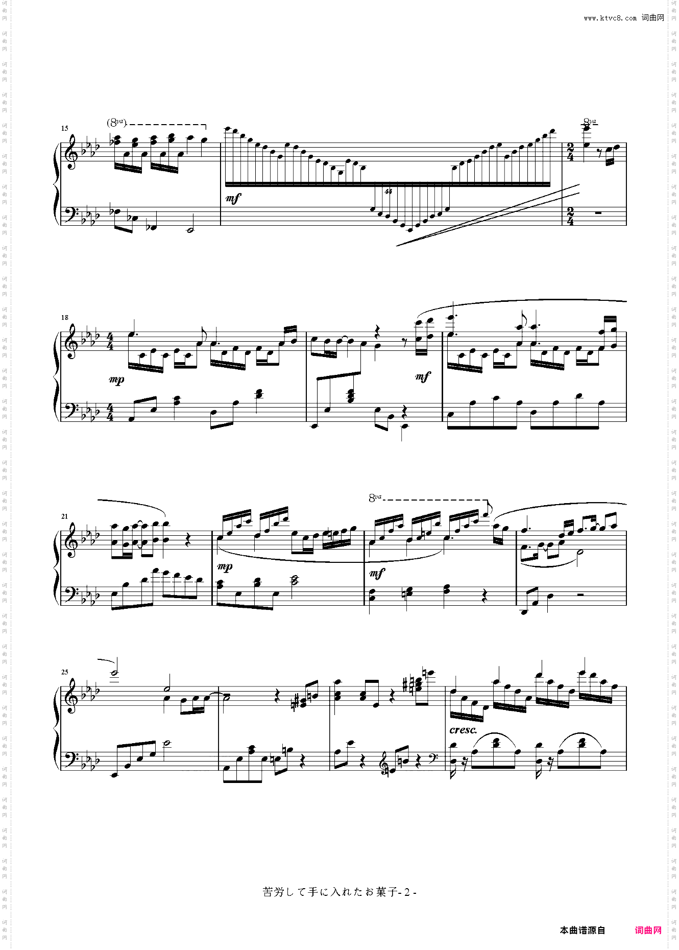 苦労して手に入れたお菓子天使降临到了我身边！BGM