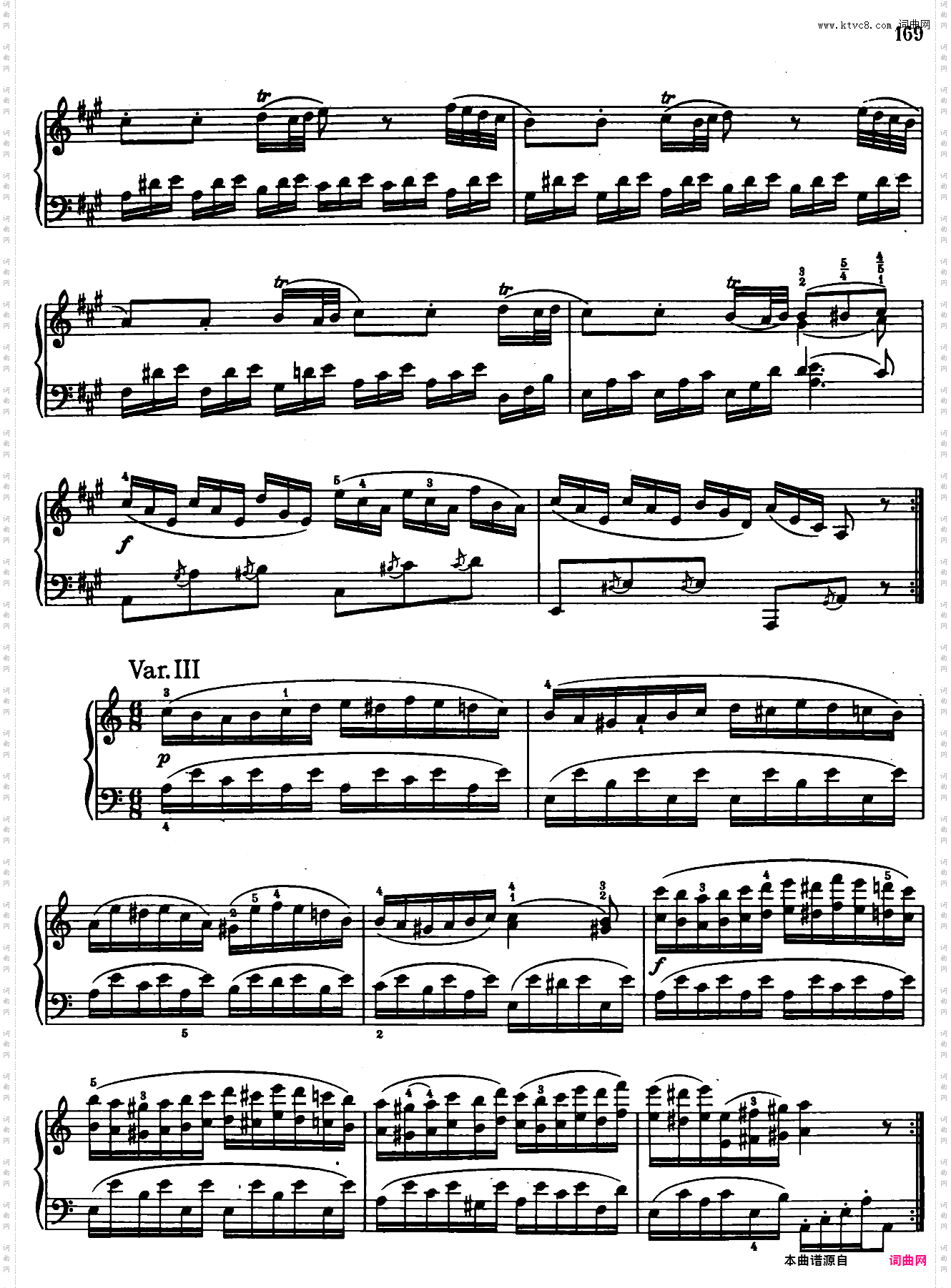 Sonata in A Major No·11 K·331
