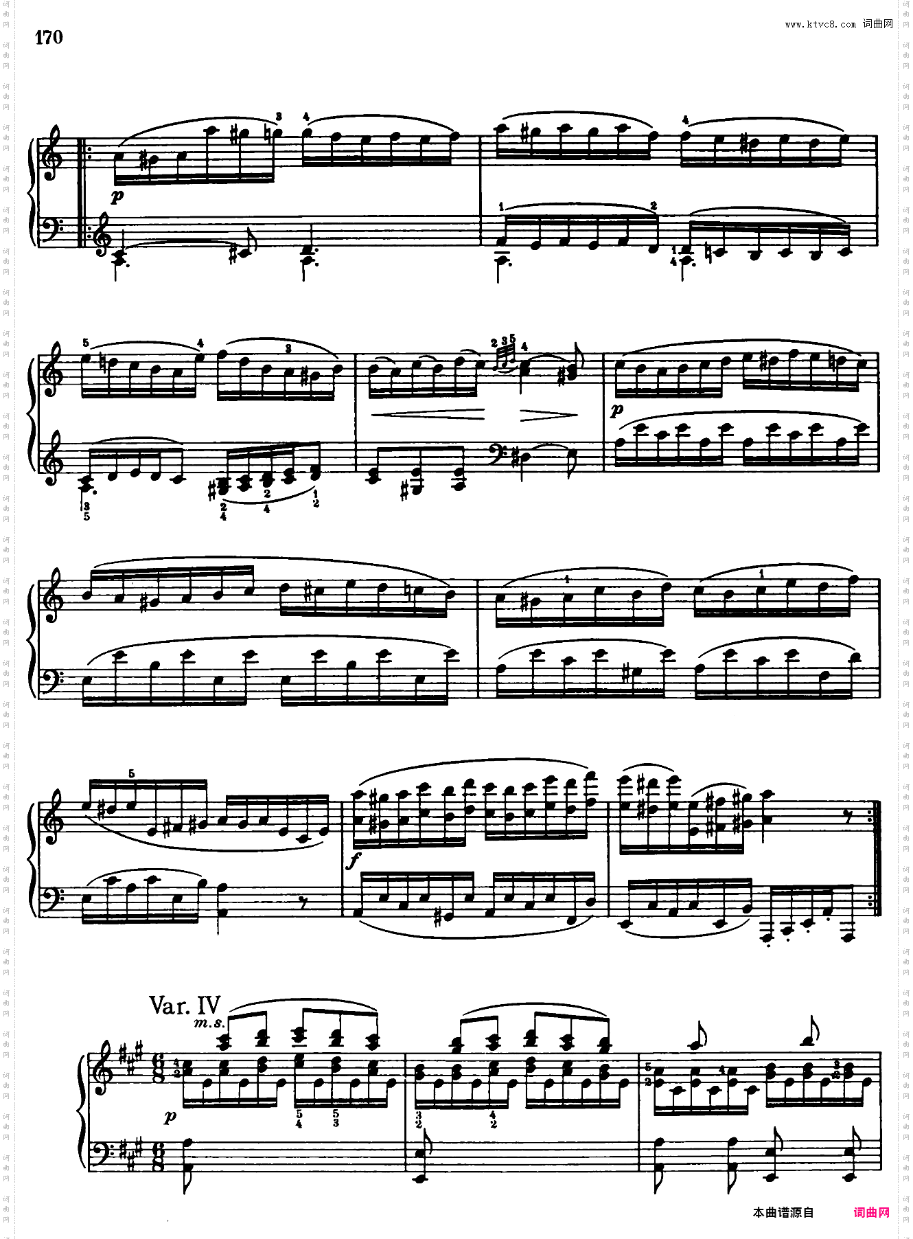 Sonata in A Major No·11 K·331