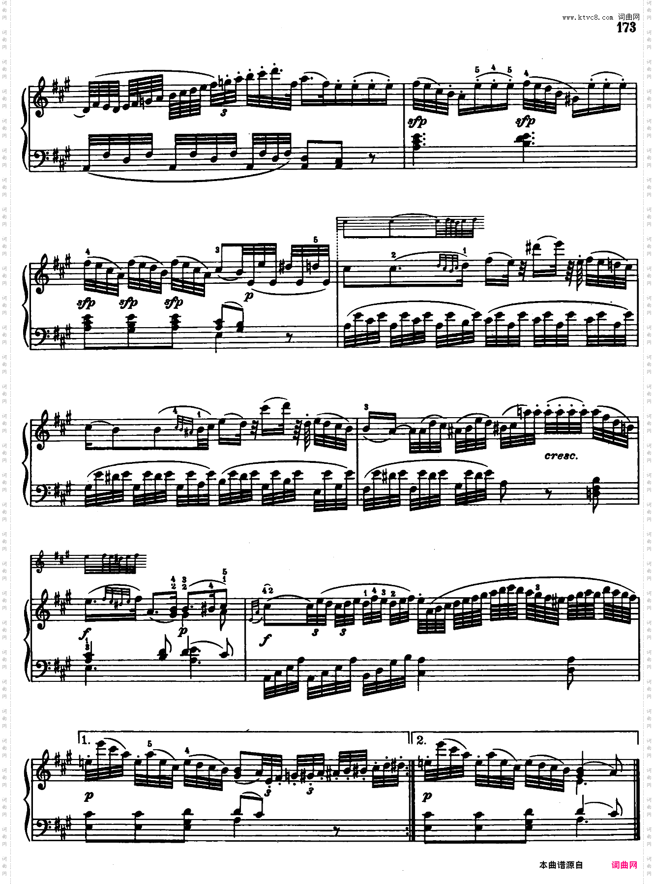 Sonata in A Major No·11 K·331