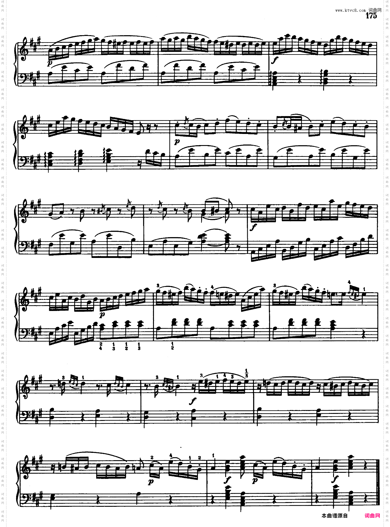 Sonata in A Major No·11 K·331