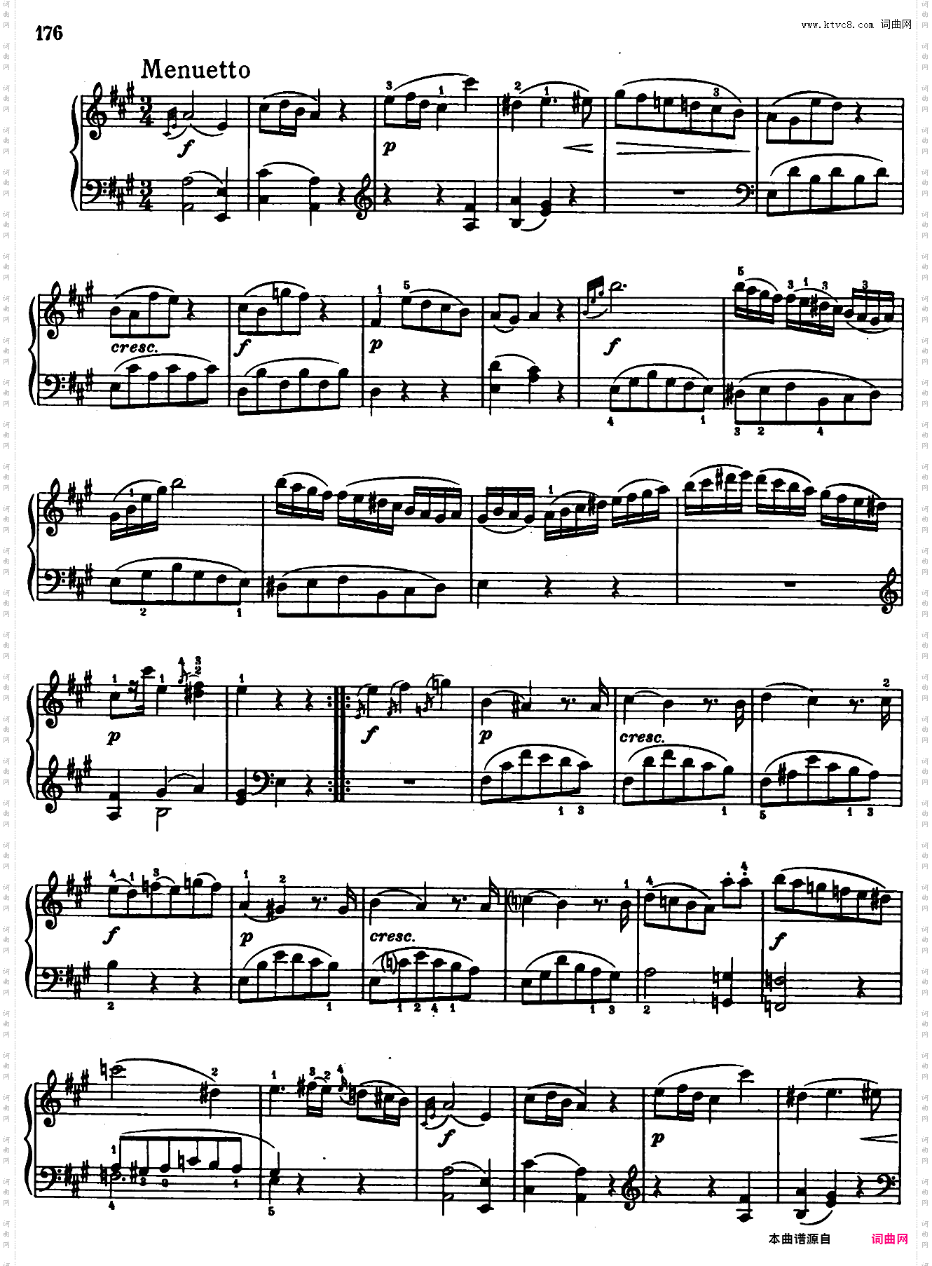 Sonata in A Major No·11 K·331