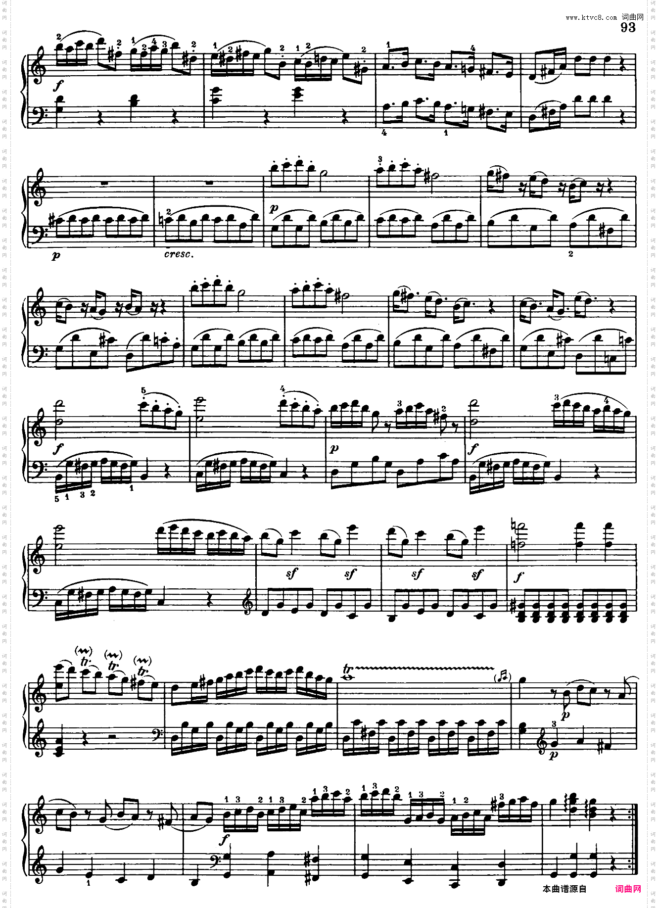 Sonata in C Major No·7 K·309