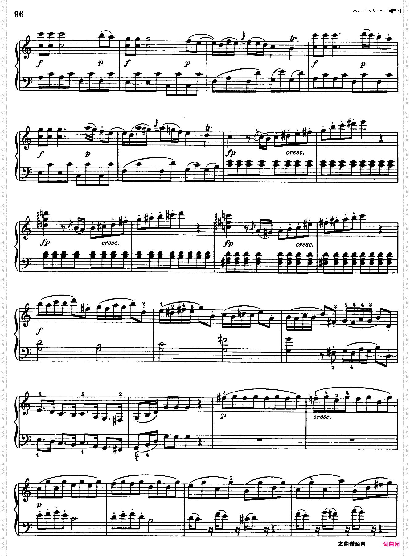 Sonata in C Major No·7 K·309