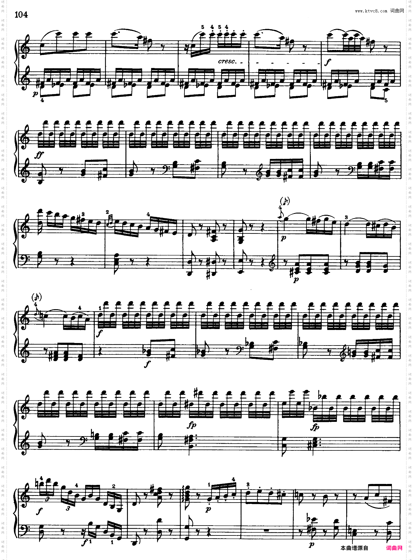 Sonata in C Major No·7 K·309