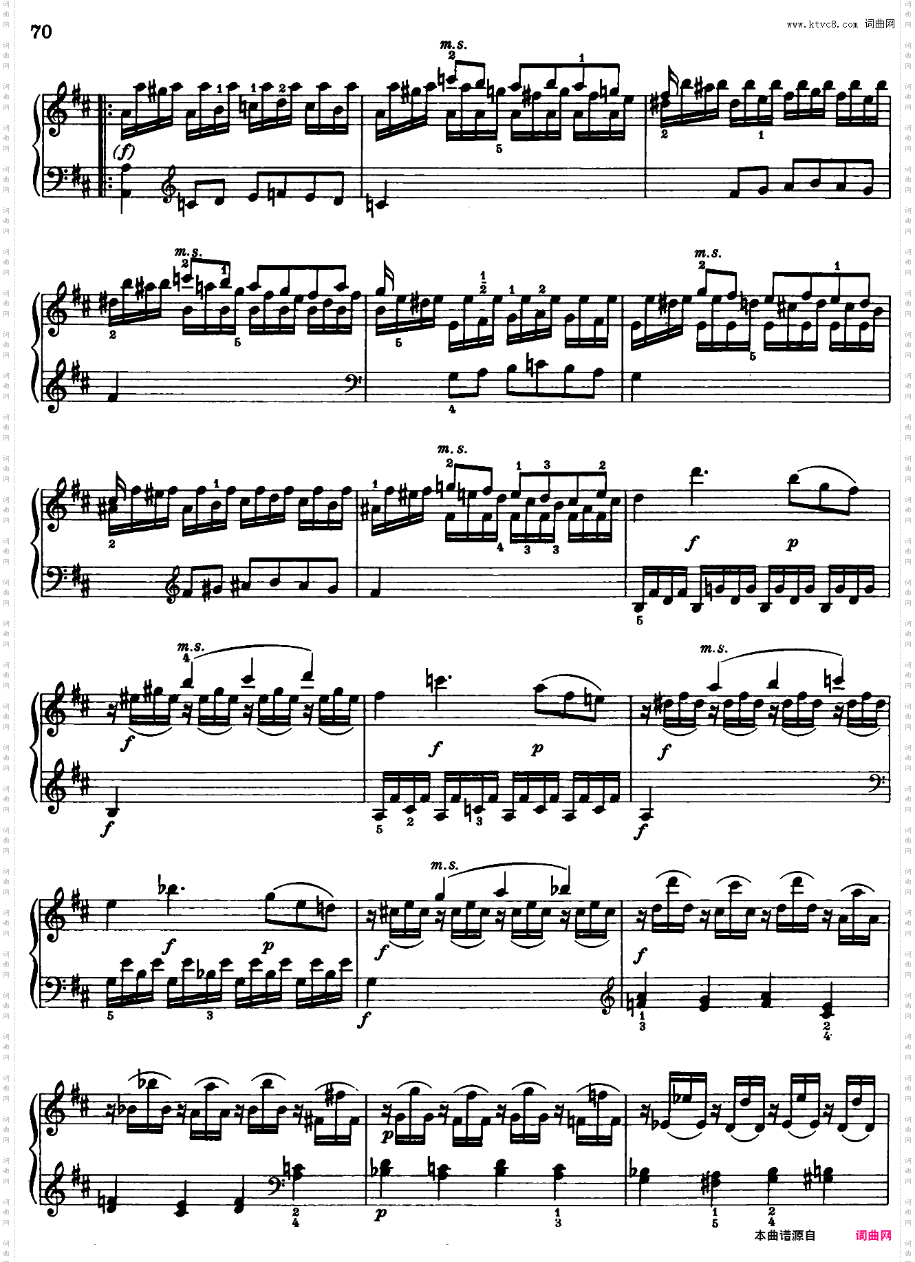 Sonata in D Major No·6 K·284