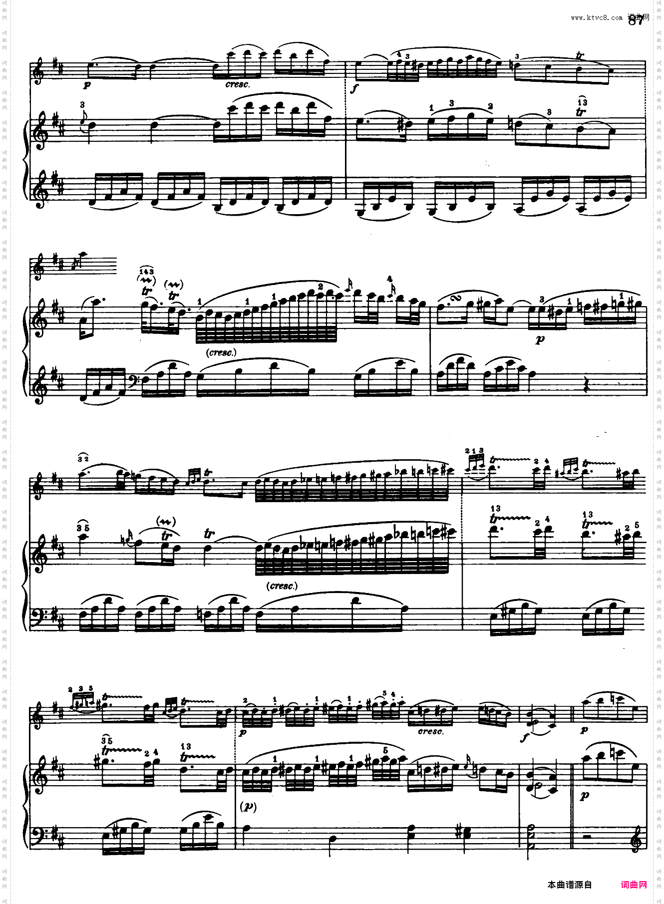 Sonata in D Major No·6 K·284