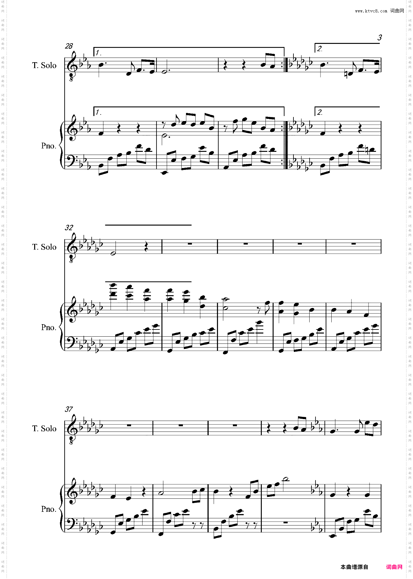 在银色月光下唯美伴奏版——『忧伤歌声』