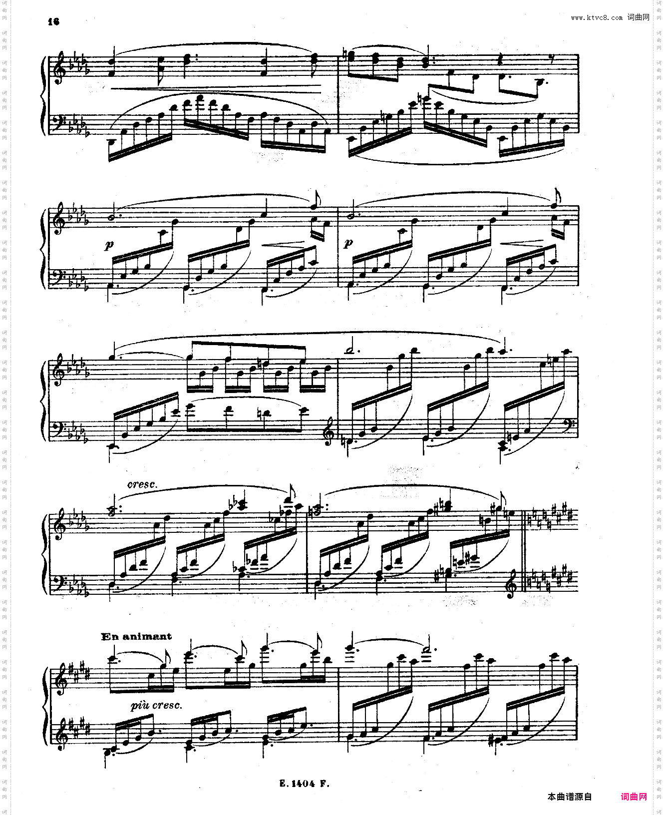 月光clair de lune德彪西 《贝加摩组曲》