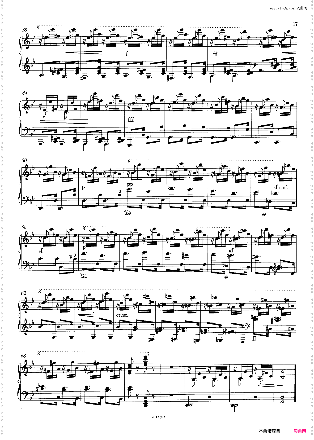 【李斯特】十二首练习曲No·6 S·136