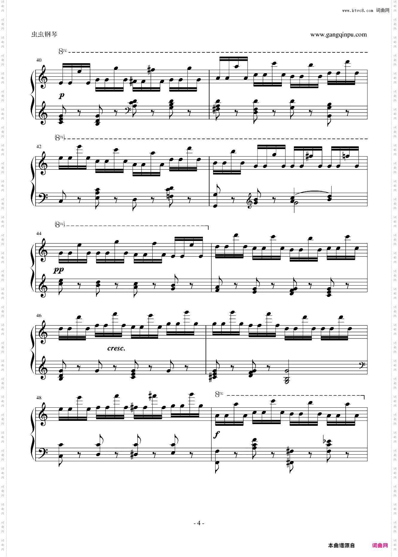 C大调练习曲-车尔尼Op740 No7