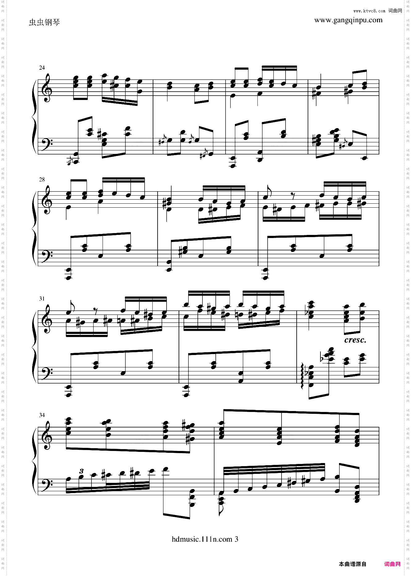 瓦洛多斯《土耳其进行曲》原版
