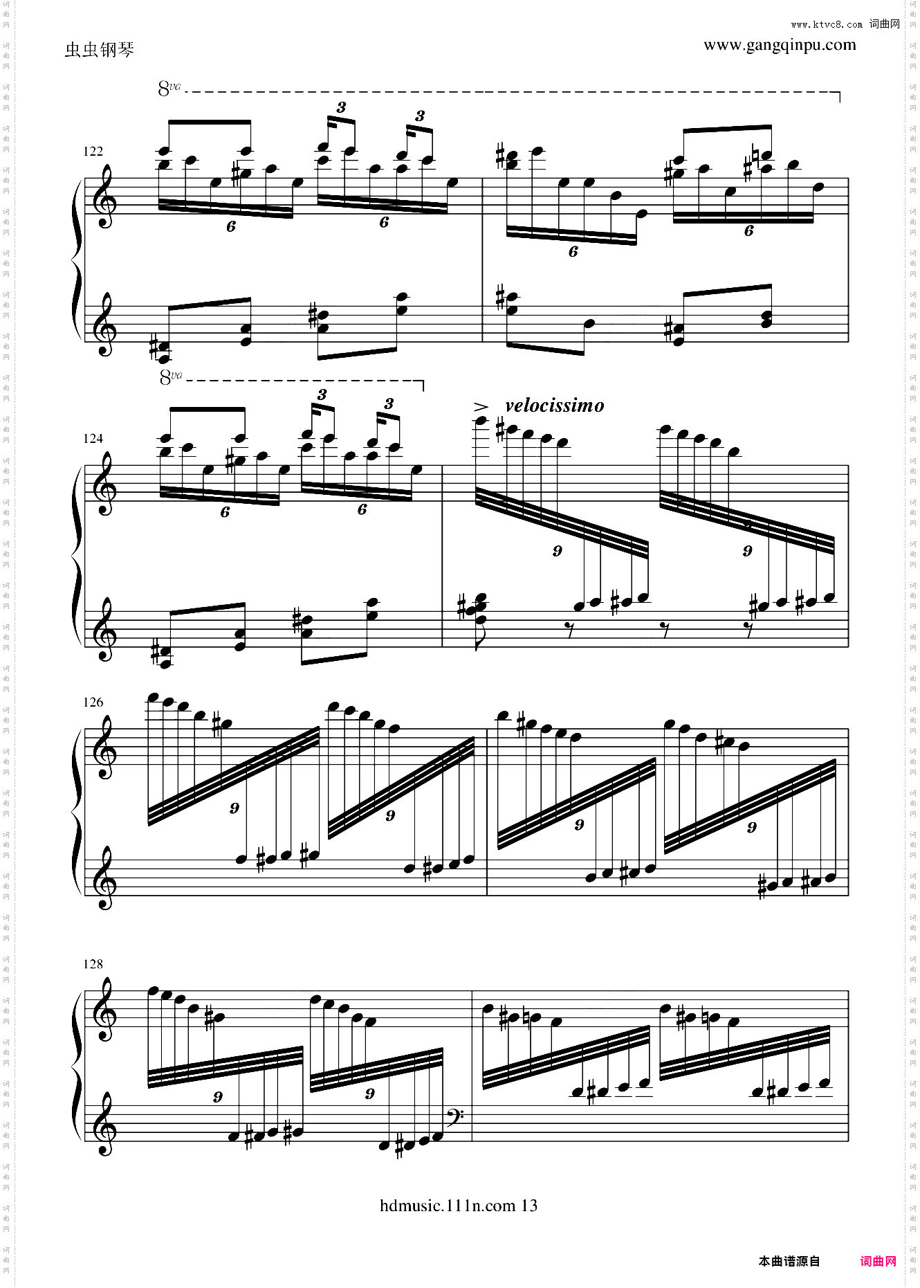 瓦洛多斯《土耳其进行曲》原版