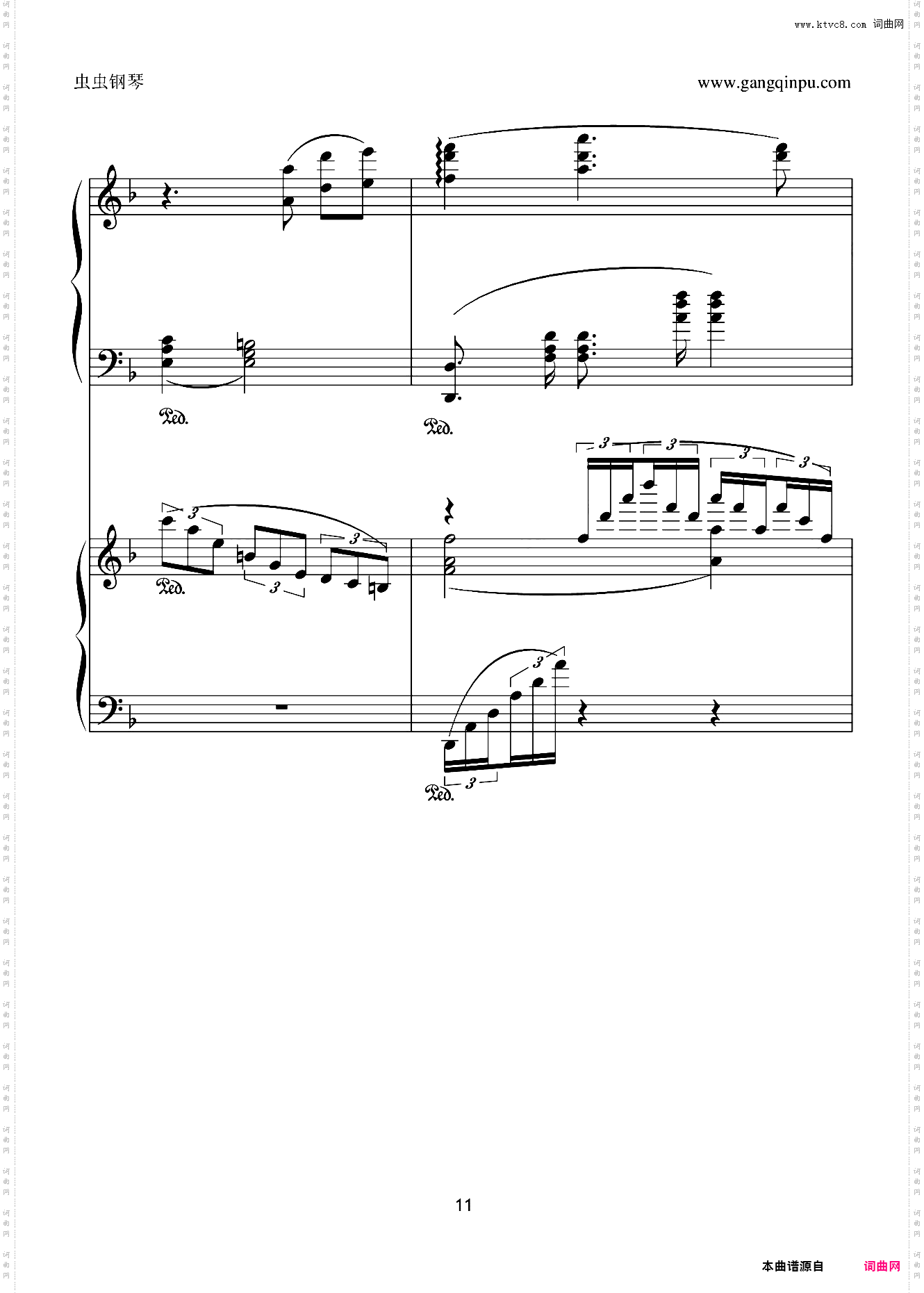 X战记插曲-宿命-双钢琴版