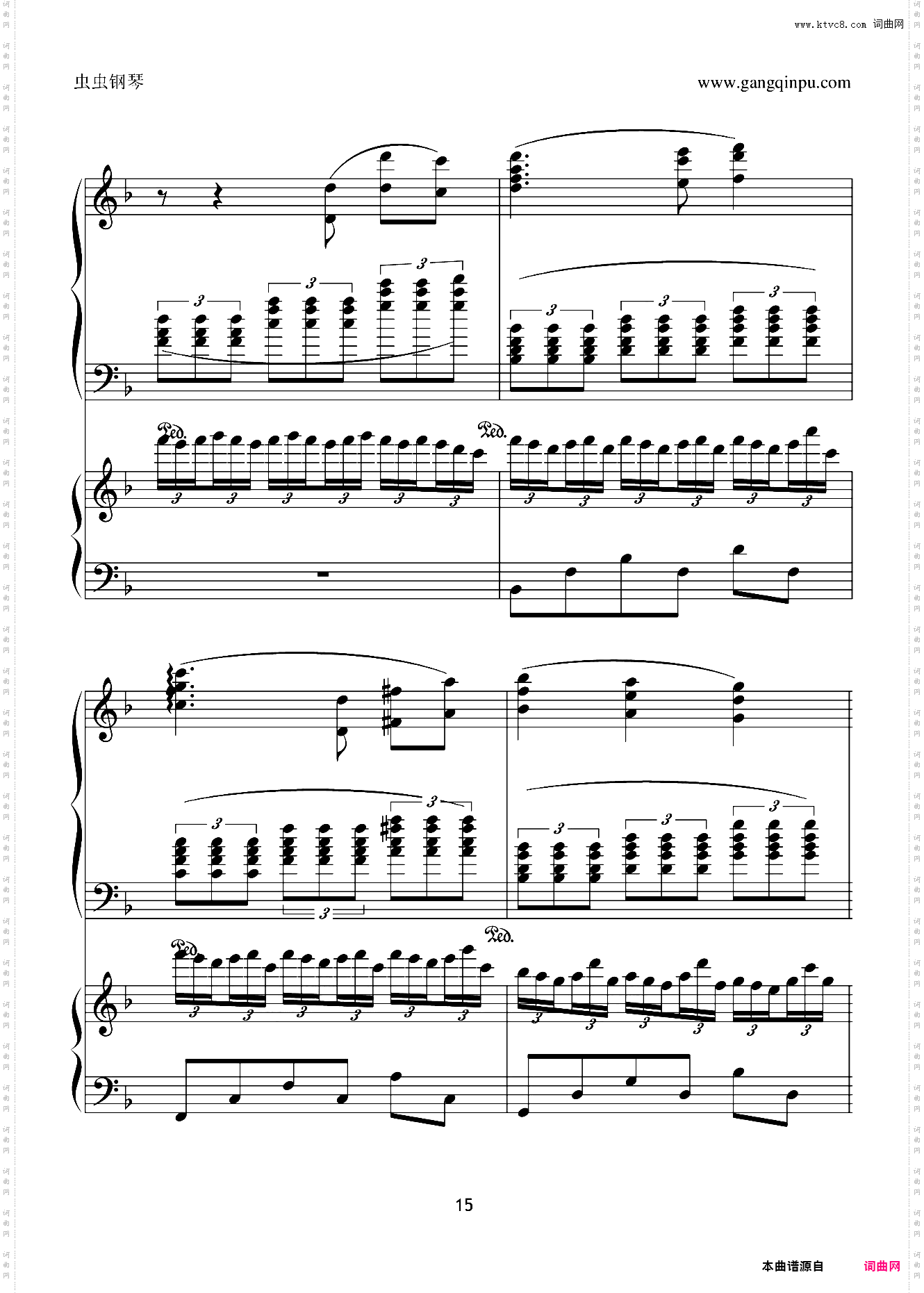 X战记插曲-宿命-双钢琴版