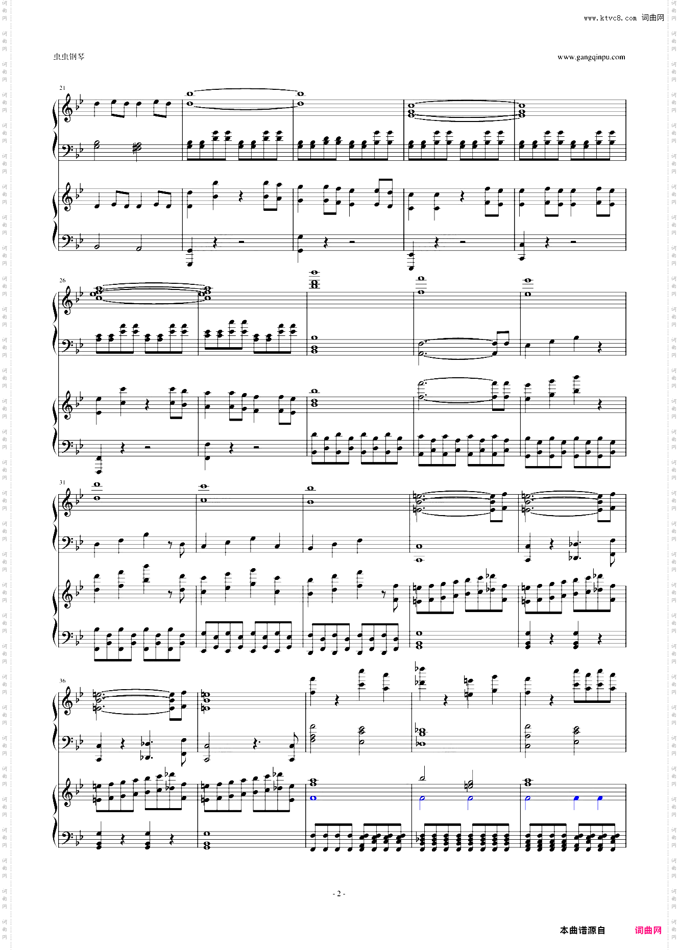 第四十号交响曲第一乐章-双钢琴