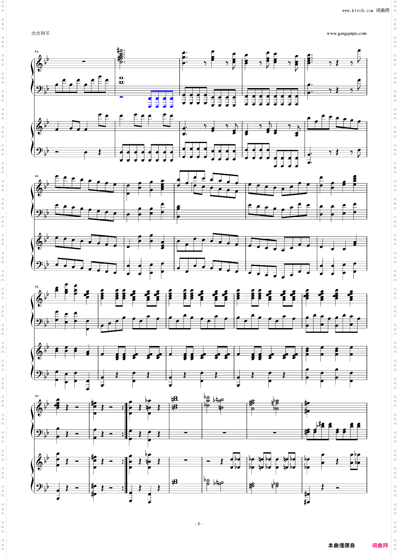 第四十号交响曲第一乐章-双钢琴