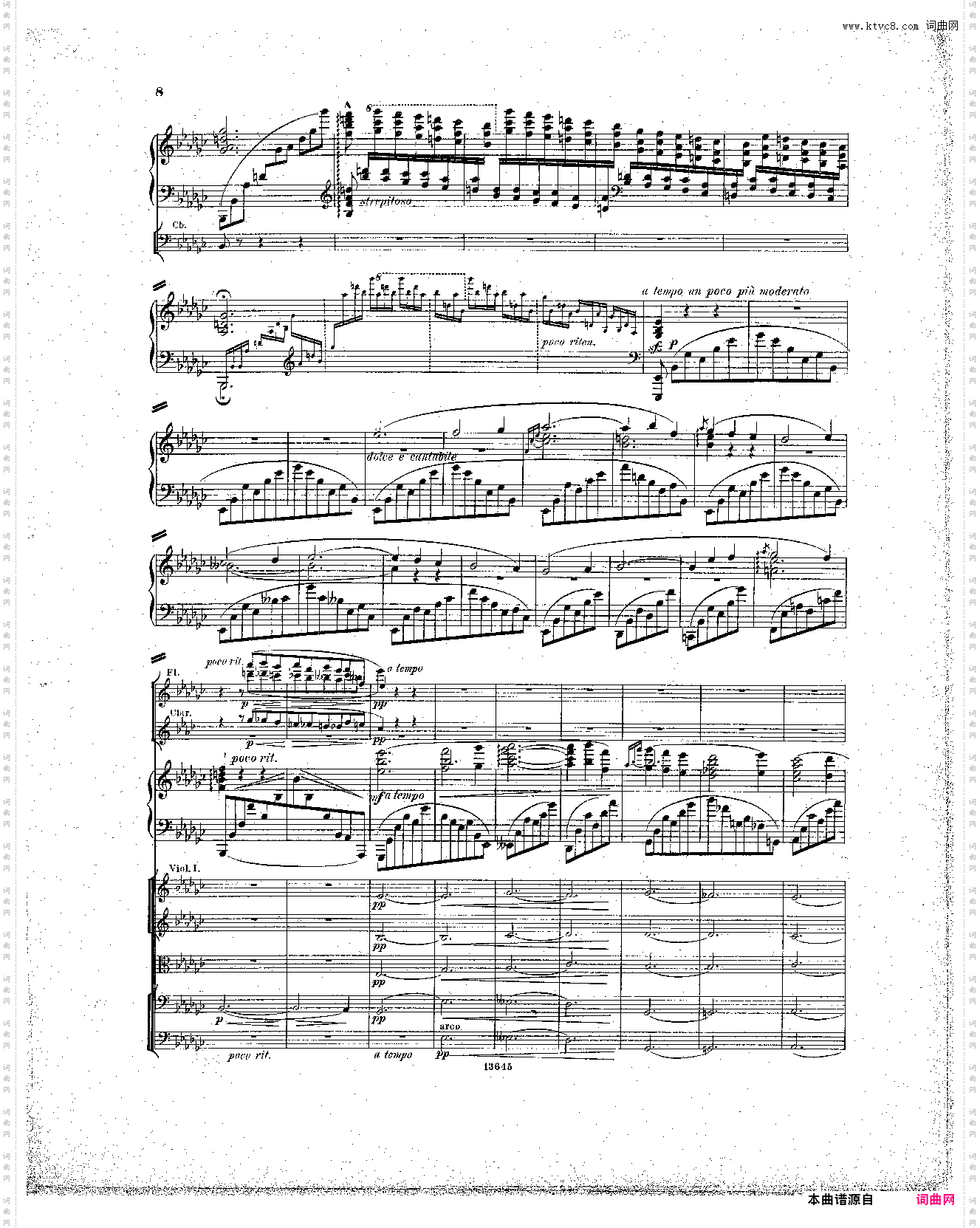 Lyapunov 降E小调第一钢琴协奏曲 Op·4