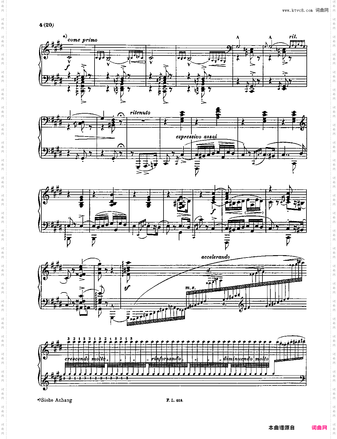 匈牙利狂想曲第二号 Hungarian Rhapsody, S· 244 - No· 2 in C-Sharp Minor