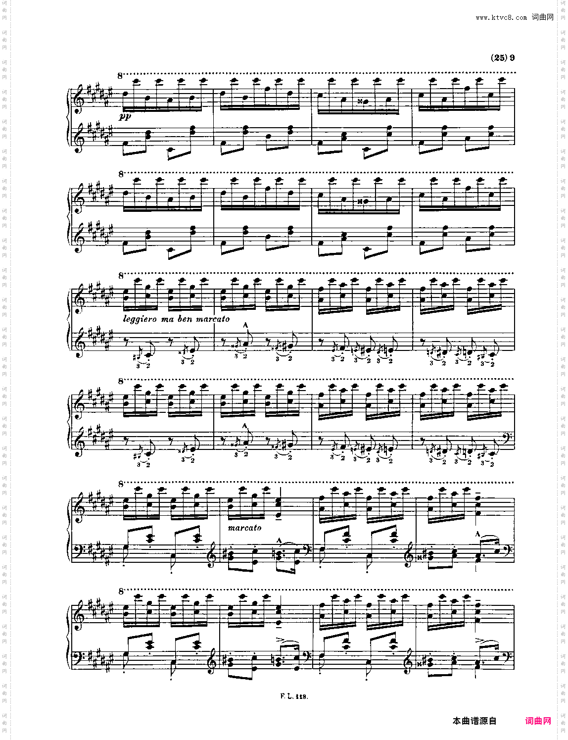 匈牙利狂想曲第二号 Hungarian Rhapsody, S· 244 - No· 2 in C-Sharp Minor