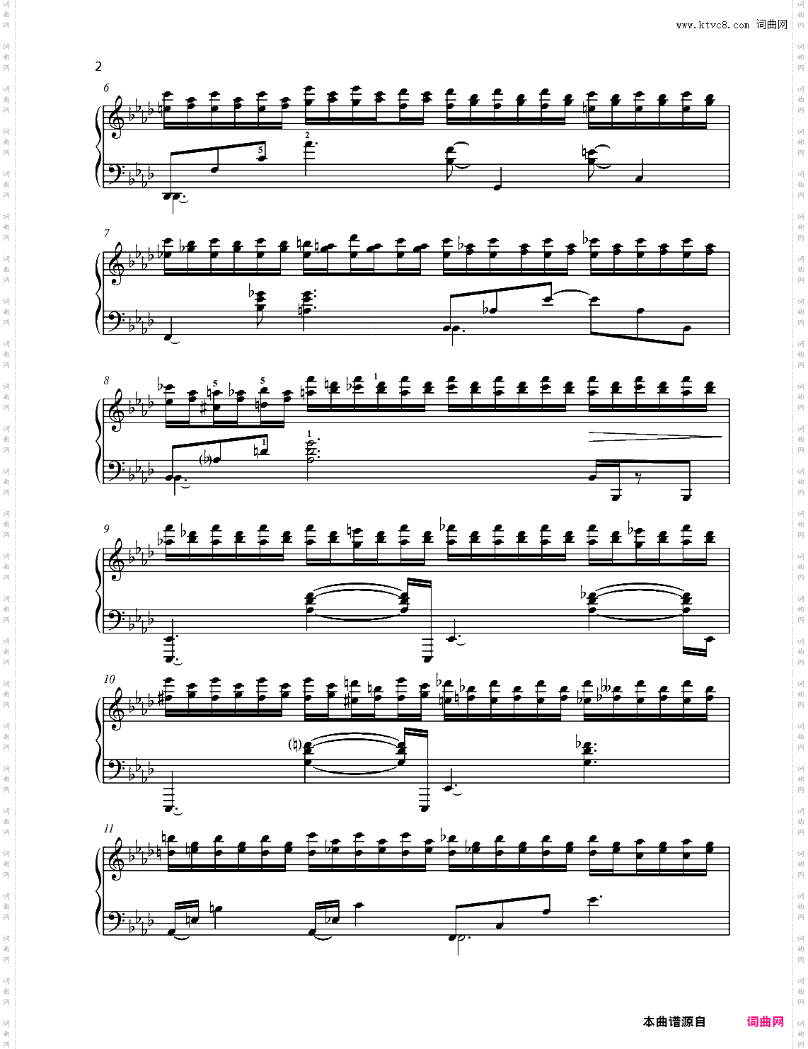 【爵士】【带指法】尼古拉斯凯帕斯汀 八首音乐会练习曲 Eight Concert Études Op 40 - No· 2· Dream· Moderato