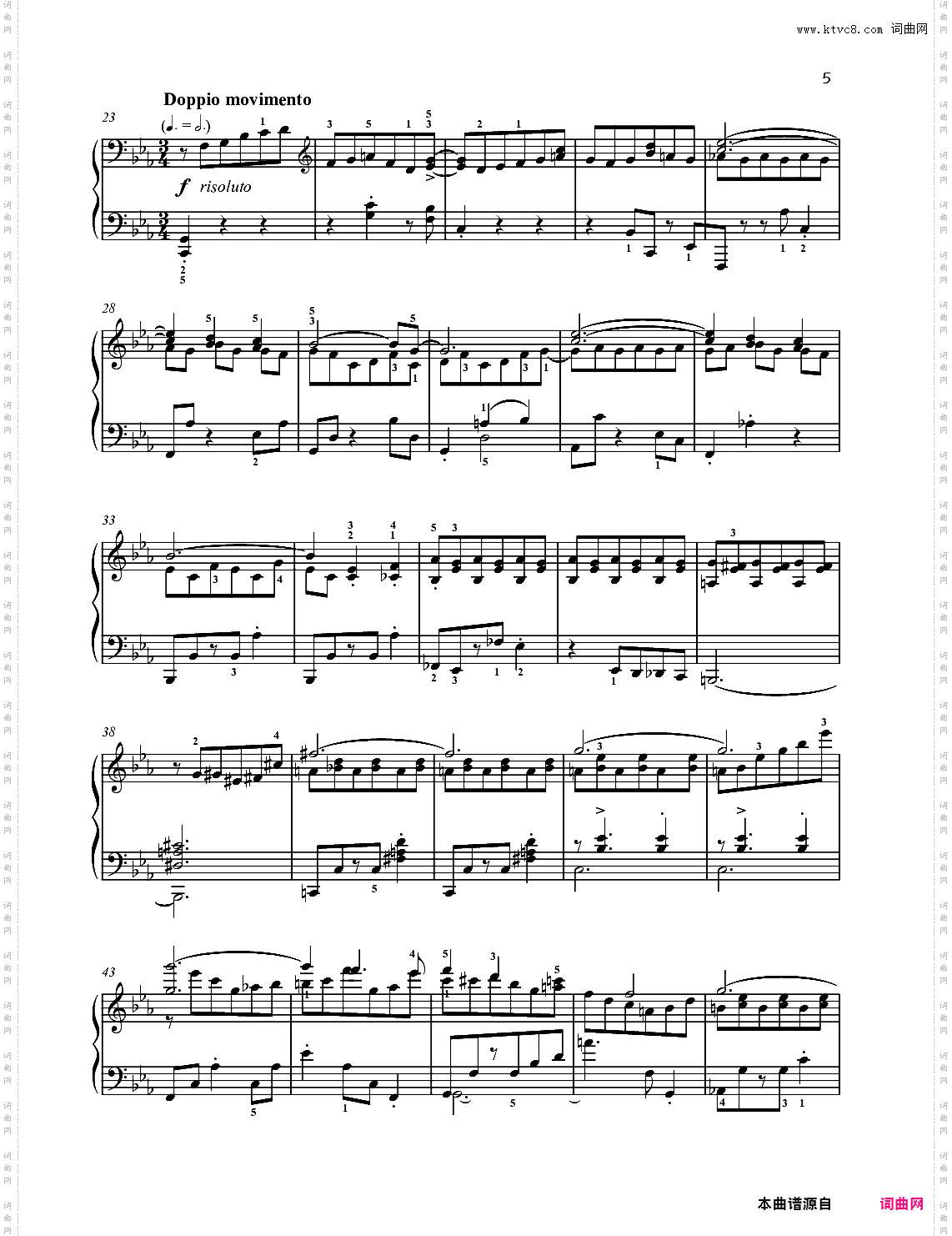 【爵士】【带指法】尼古拉斯凯帕斯汀 八首音乐会练习曲 Eight Concert Études Op 40 - No· 2· Dream· Moderato