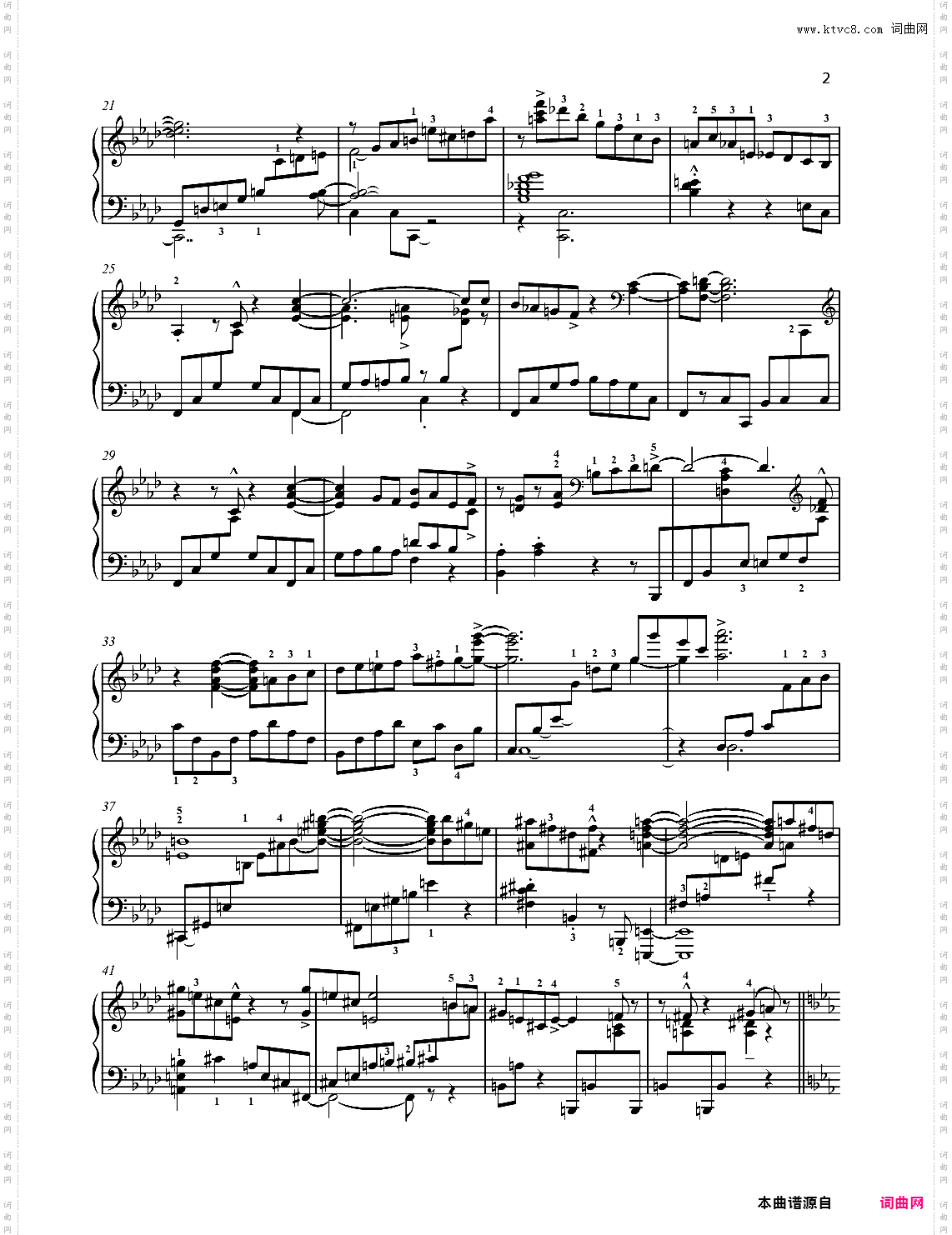 【爵士】【带指法】尼古拉斯凯帕斯汀 八首音乐会练习曲 Eight Concert Études Op 40 - No· 8· Final