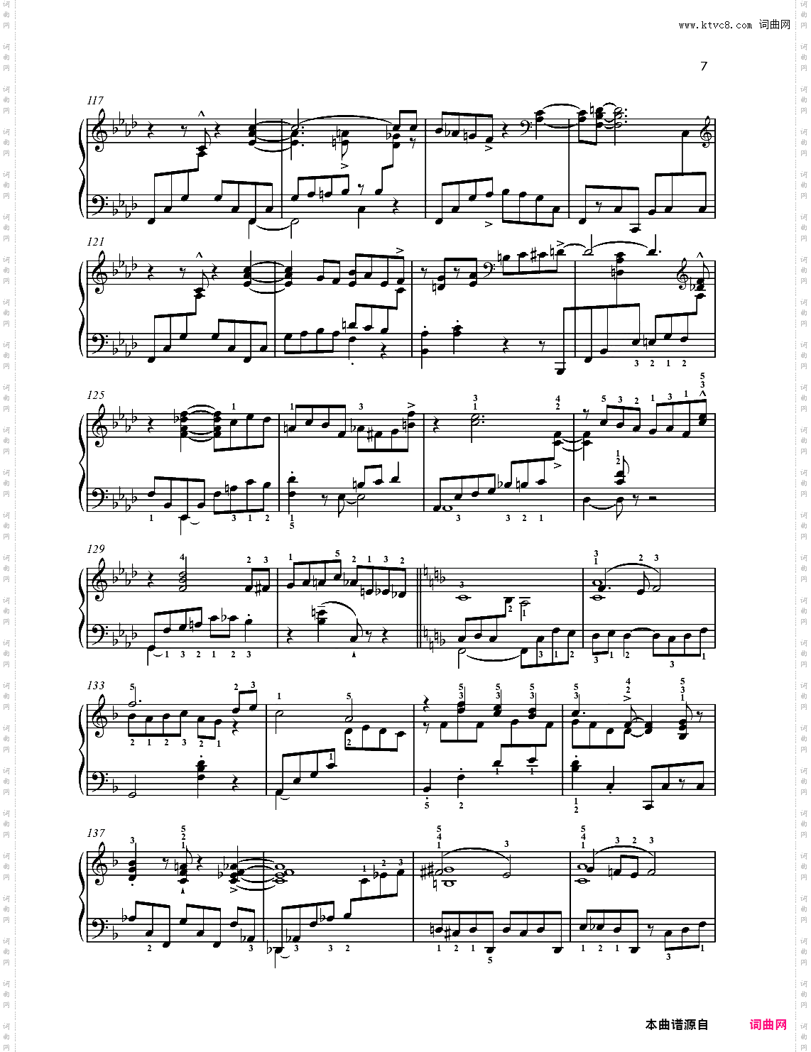 【爵士】【带指法】尼古拉斯凯帕斯汀 八首音乐会练习曲 Eight Concert Études Op 40 - No· 8· Final