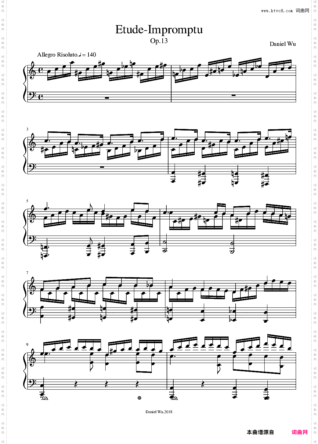 a小调即兴练习曲