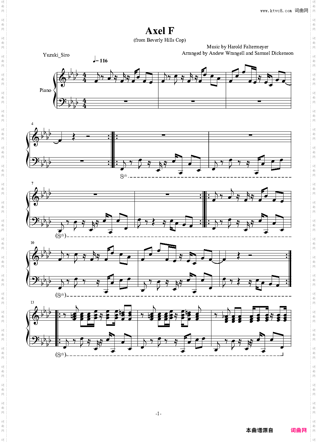 Aexl F-Beverly Hills Cop Main Theme