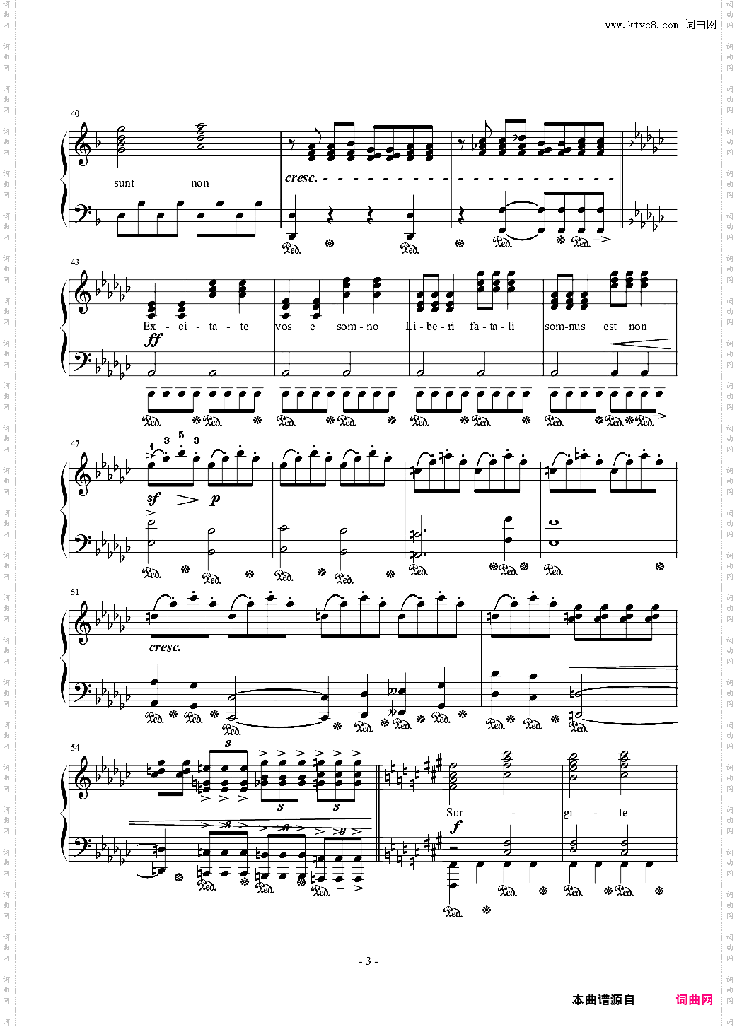 Liberi Fatali Orchestra Version