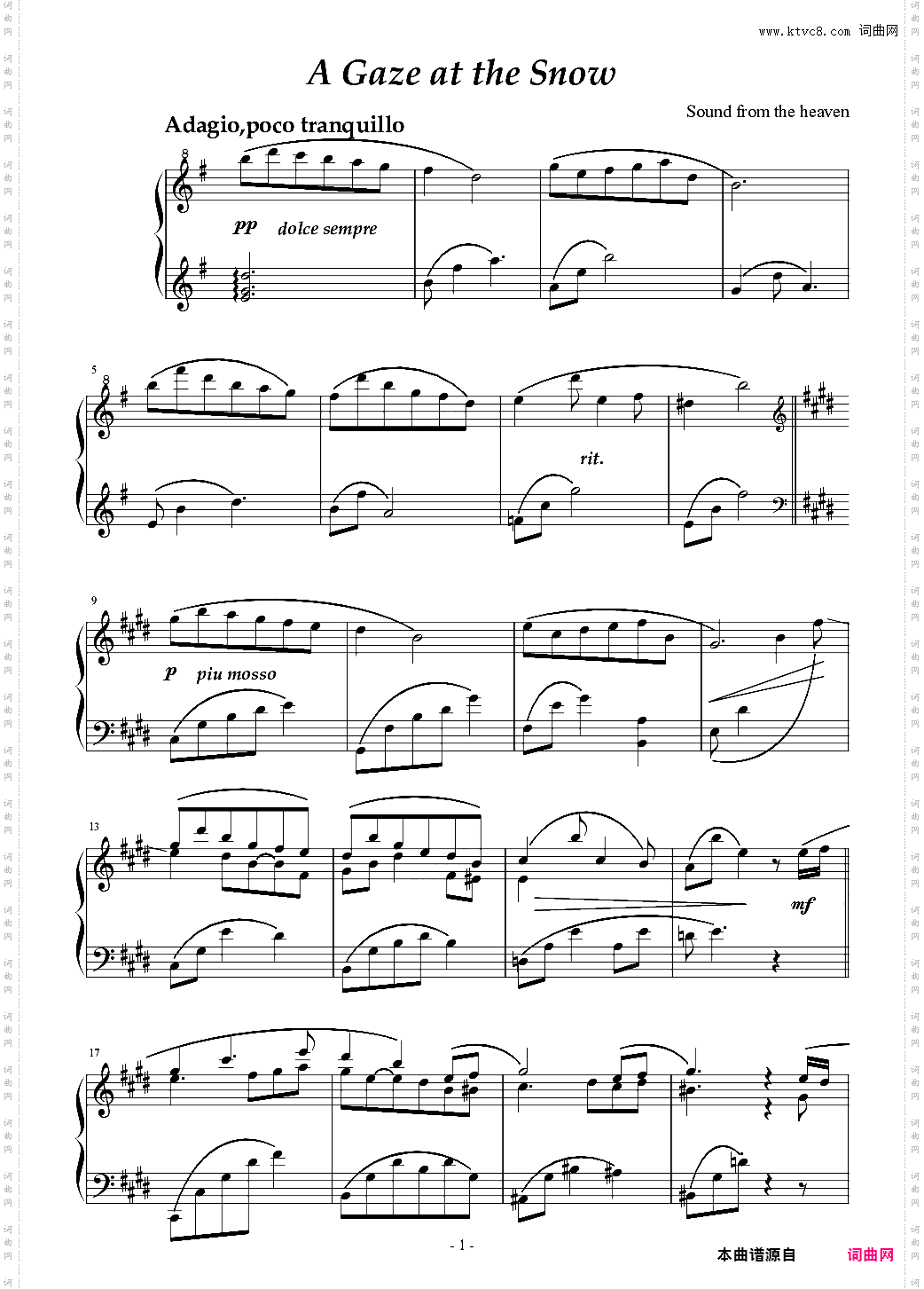 观雪 A Gaze at the snow