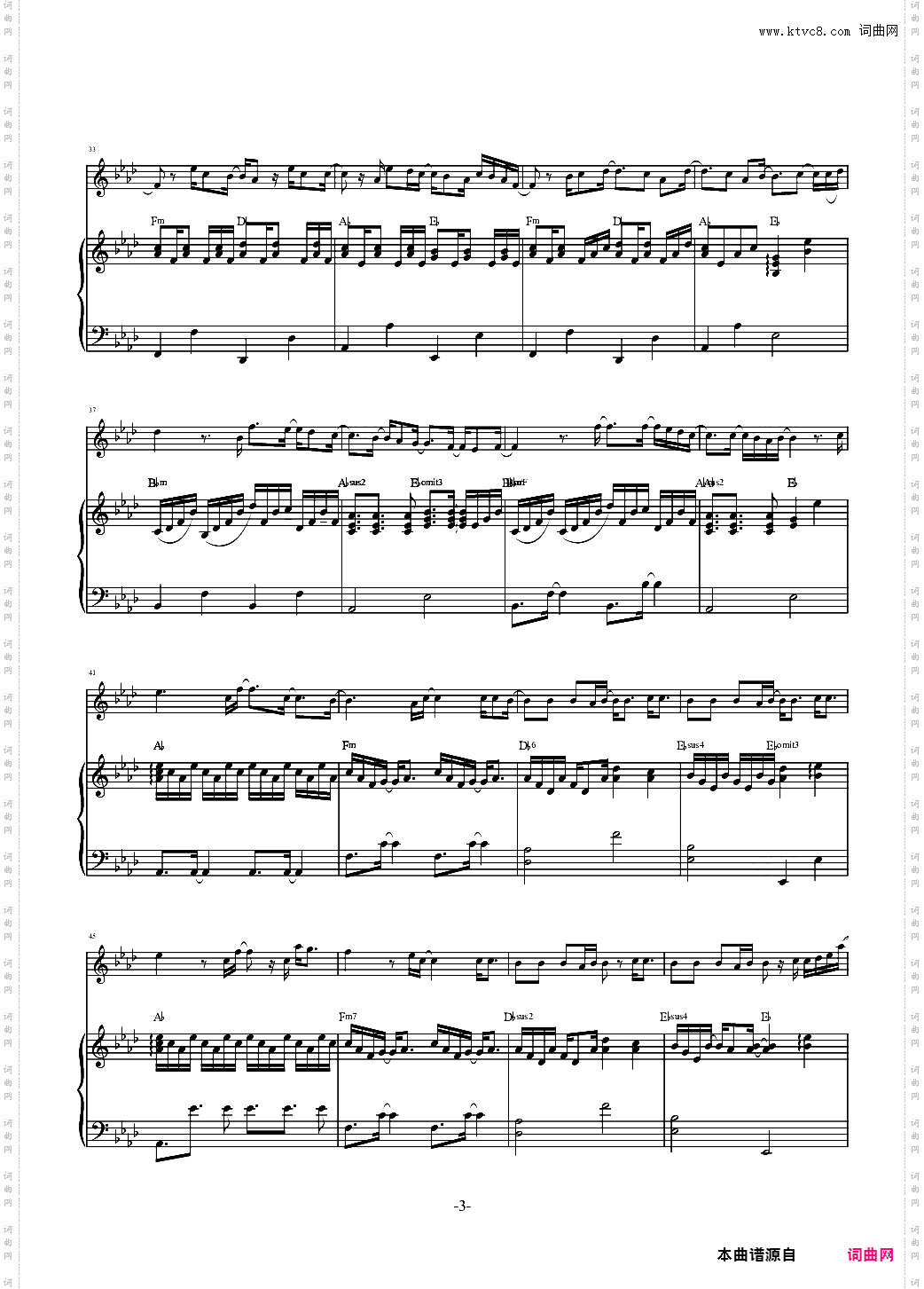 All of me Piano Accompaniment