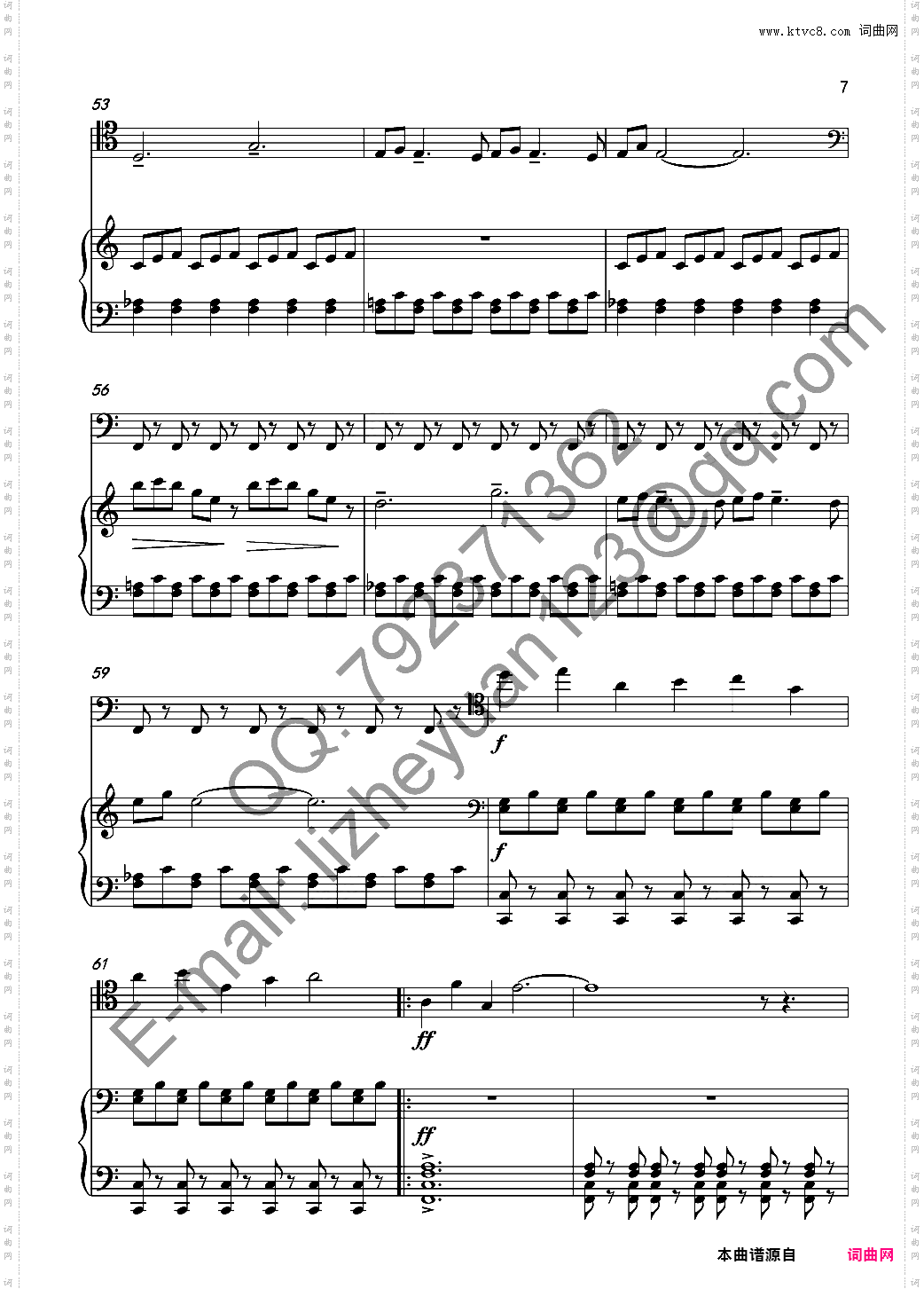 唐顿庄园主题曲钢琴+大提琴总谱 Downton Abbey Theme Cello & Piano