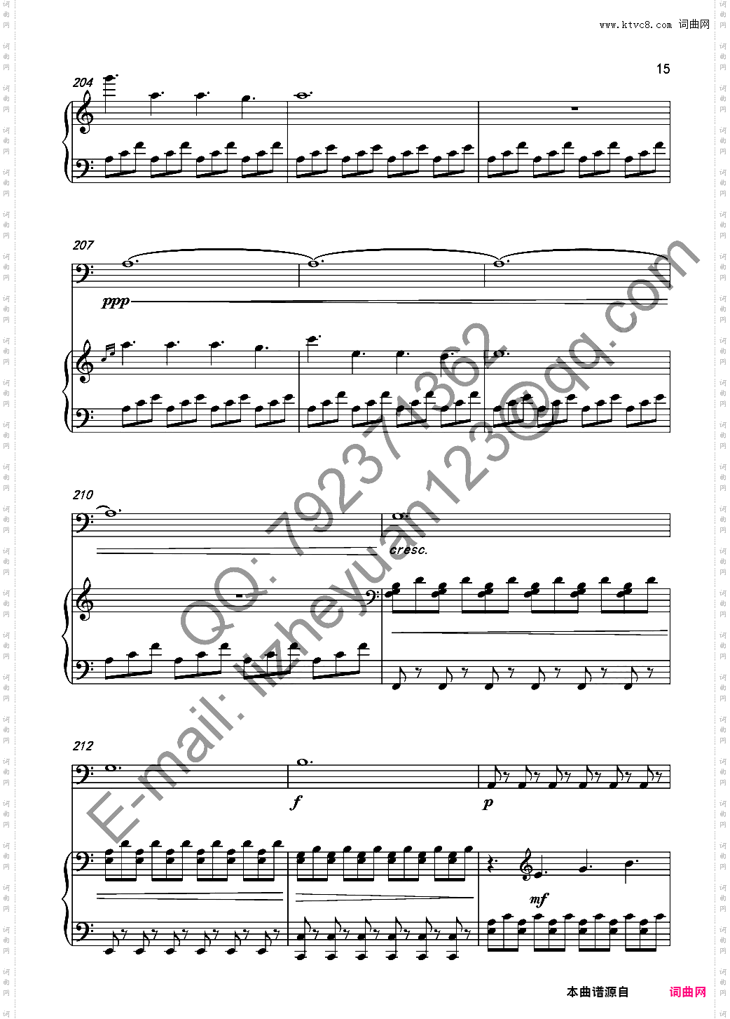唐顿庄园主题曲钢琴+大提琴总谱 Downton Abbey Theme Cello & Piano