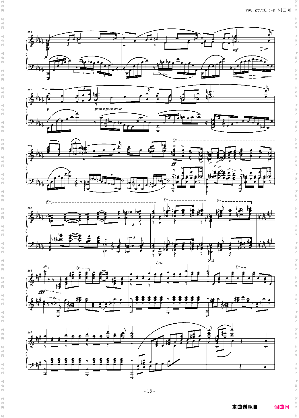 拉赫玛尼诺夫第一钢琴协奏曲 Op·1